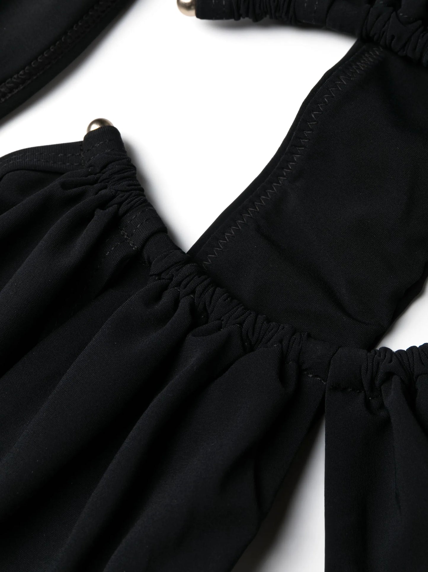 Odessa ruched long-sleeve swimsuit