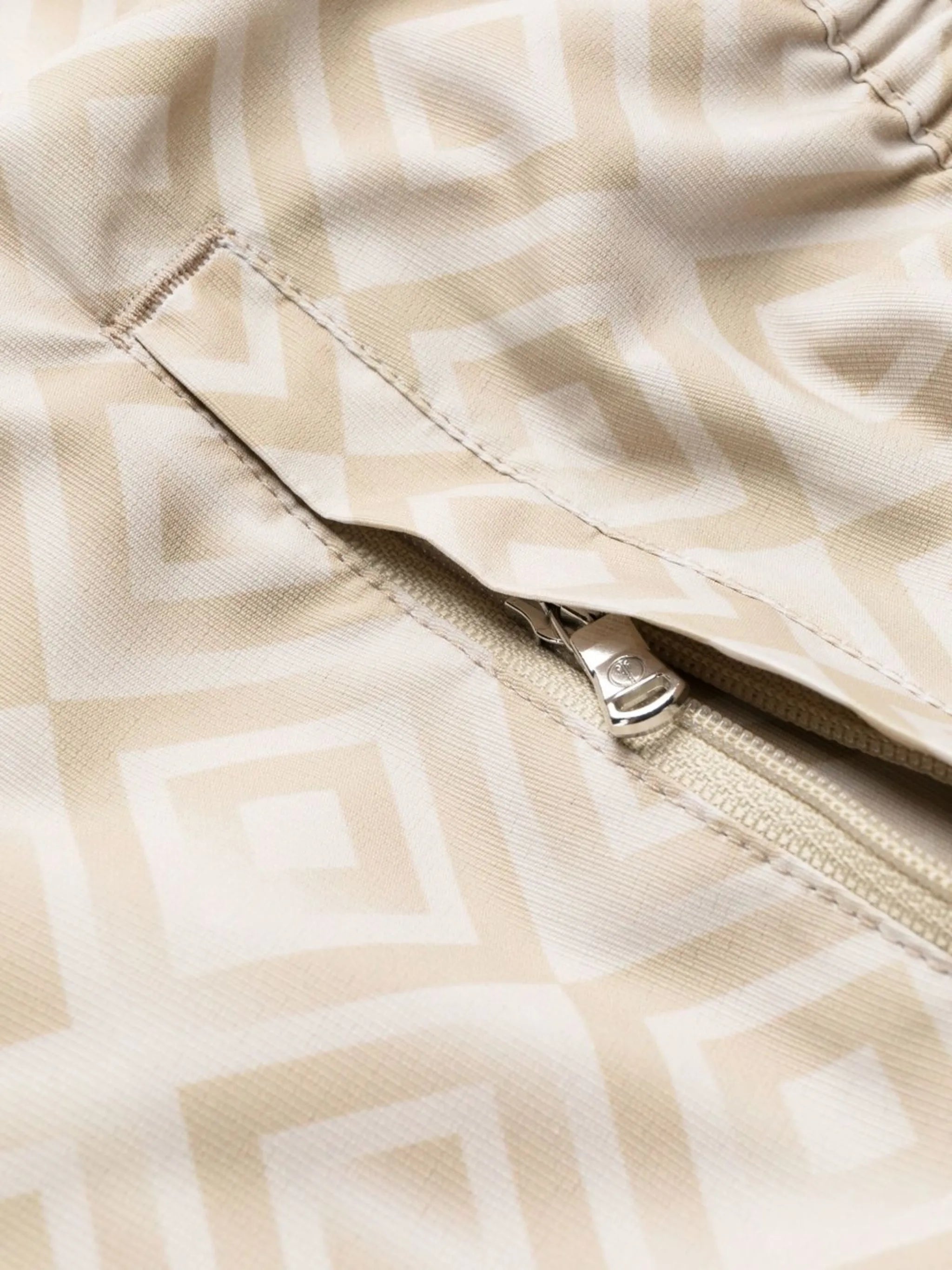 geometric print swim shorts
