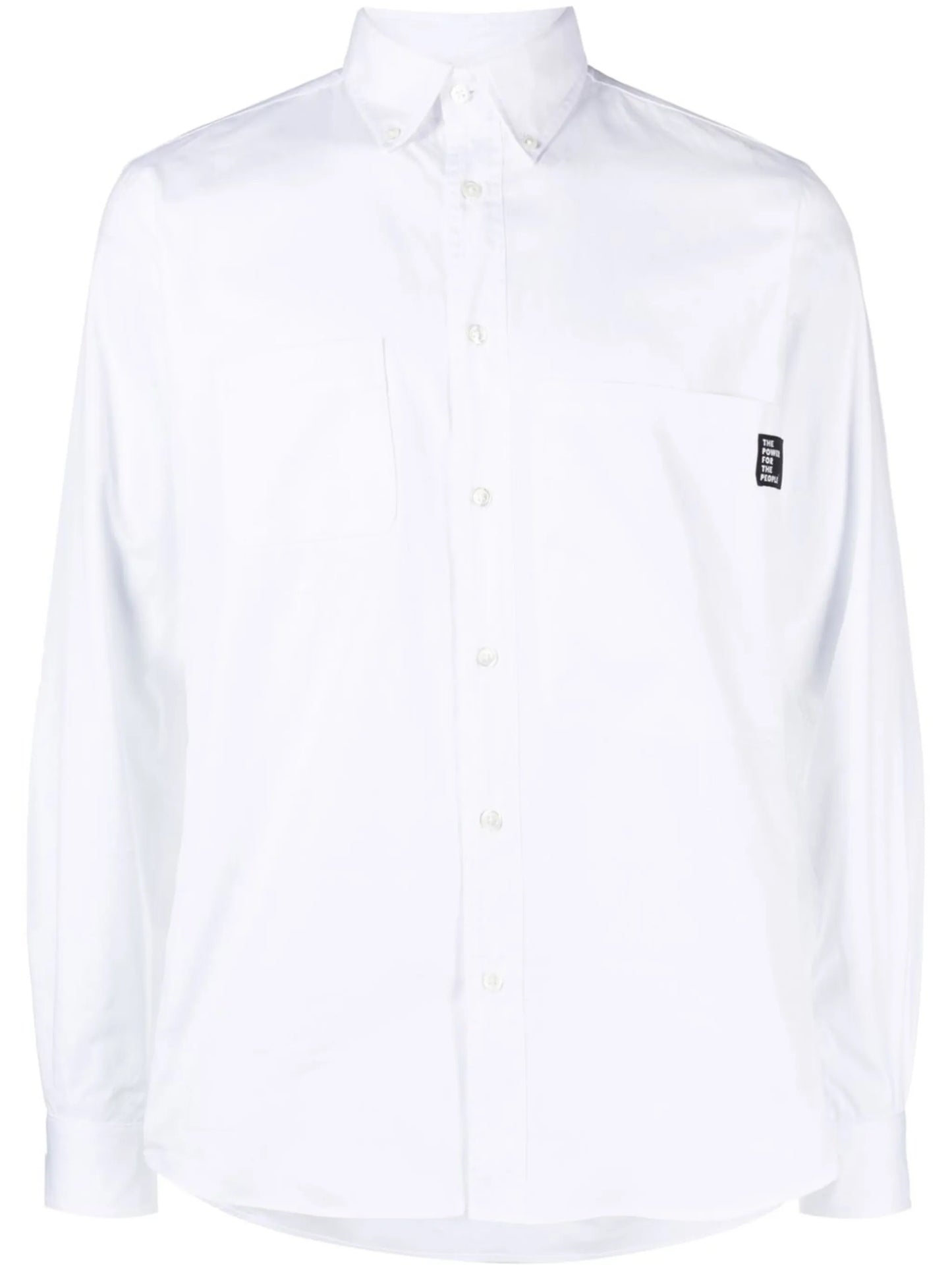 logo-patch shirt