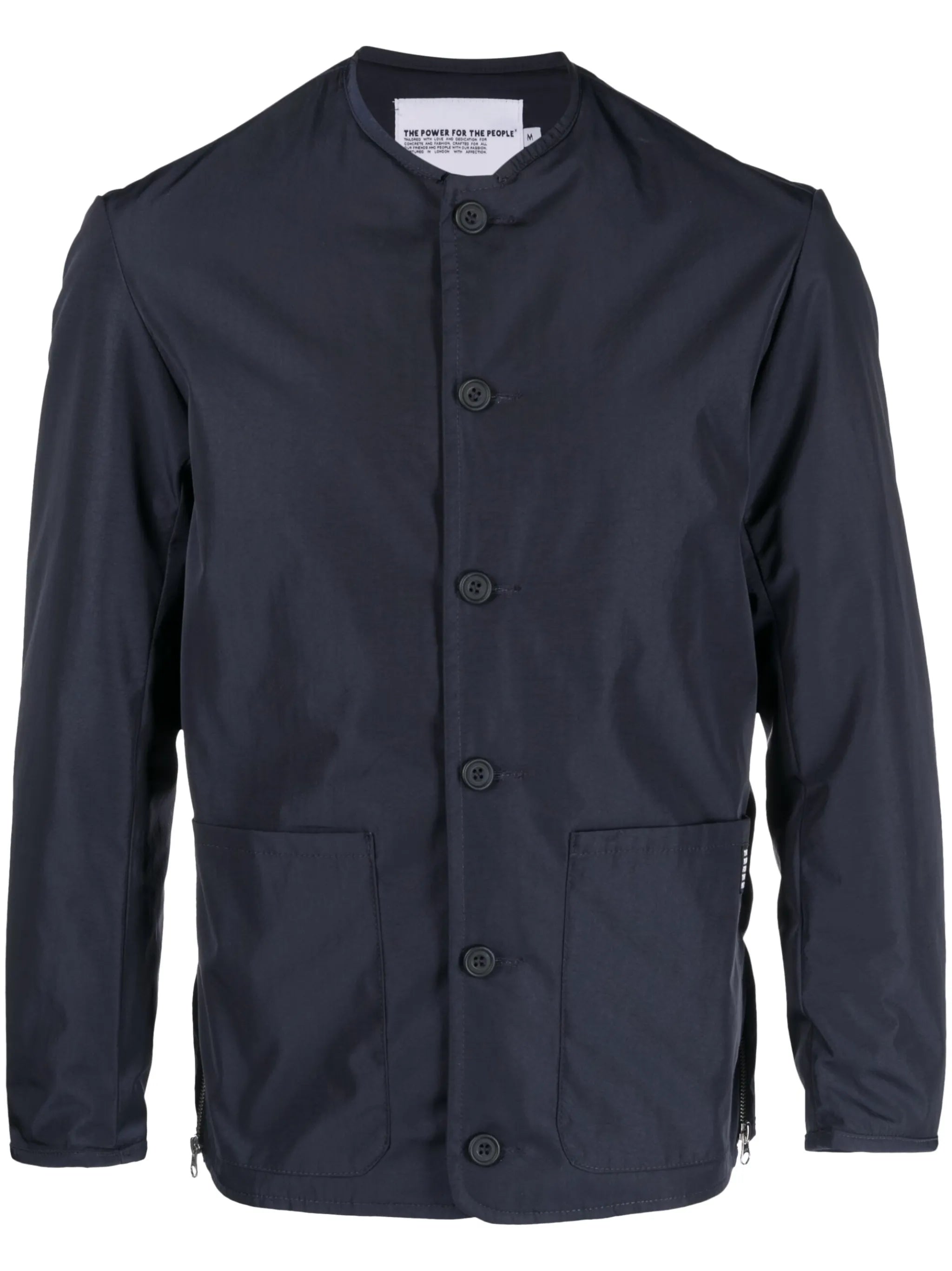 side-zips shirt jacket