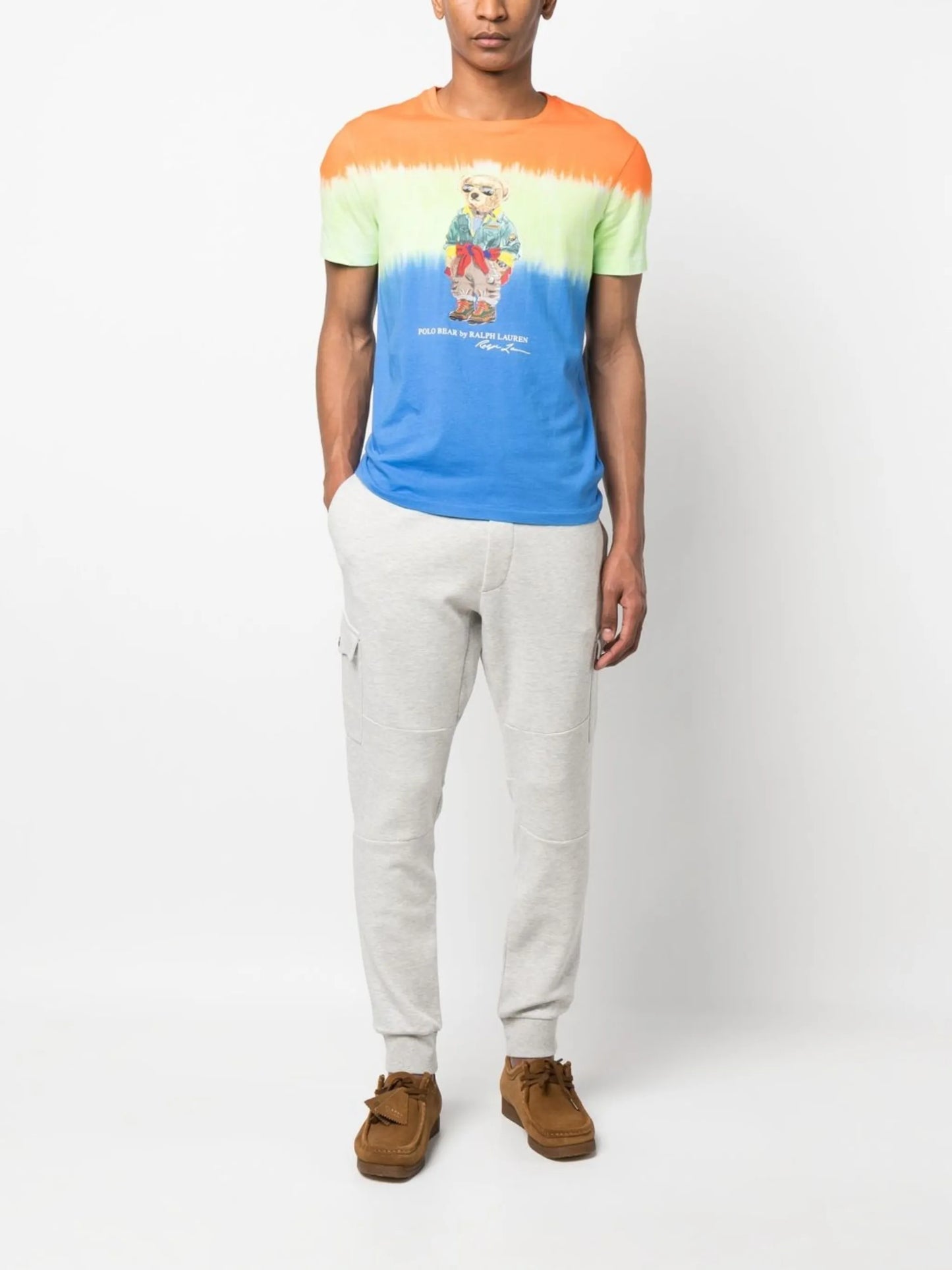 cotton-blend cargo track pants