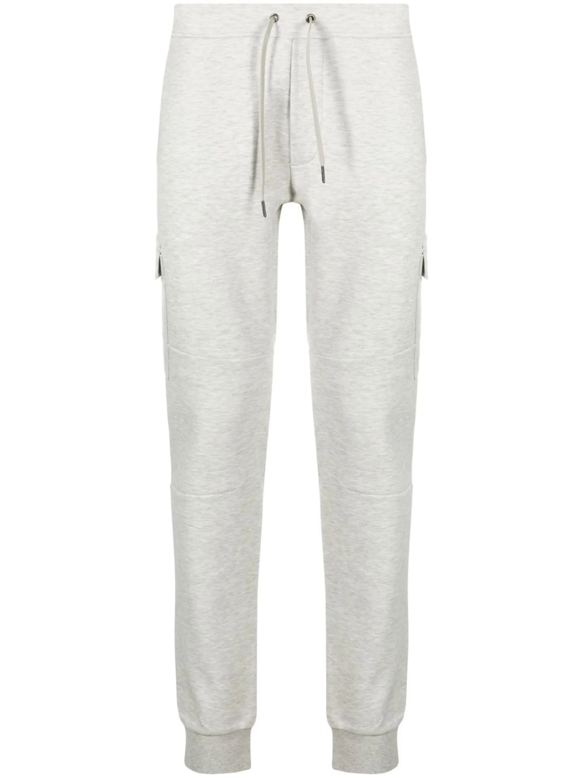 cotton-blend cargo track pants
