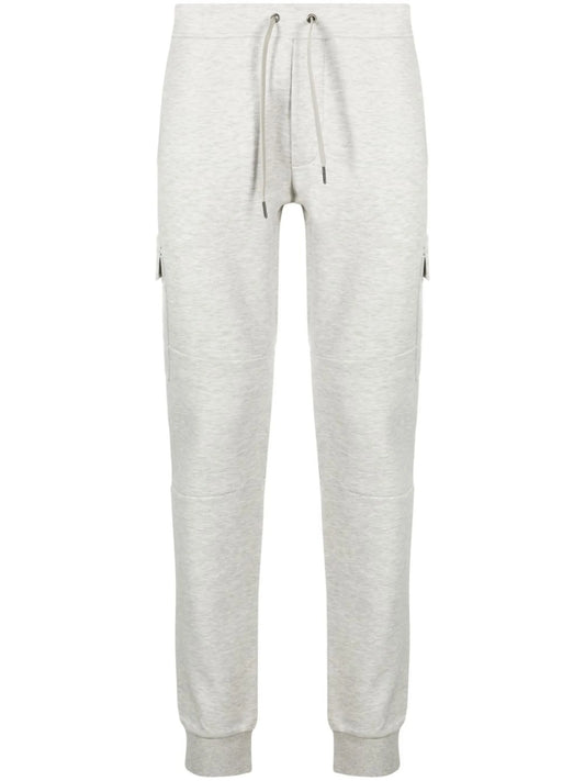 cotton-blend cargo track pants