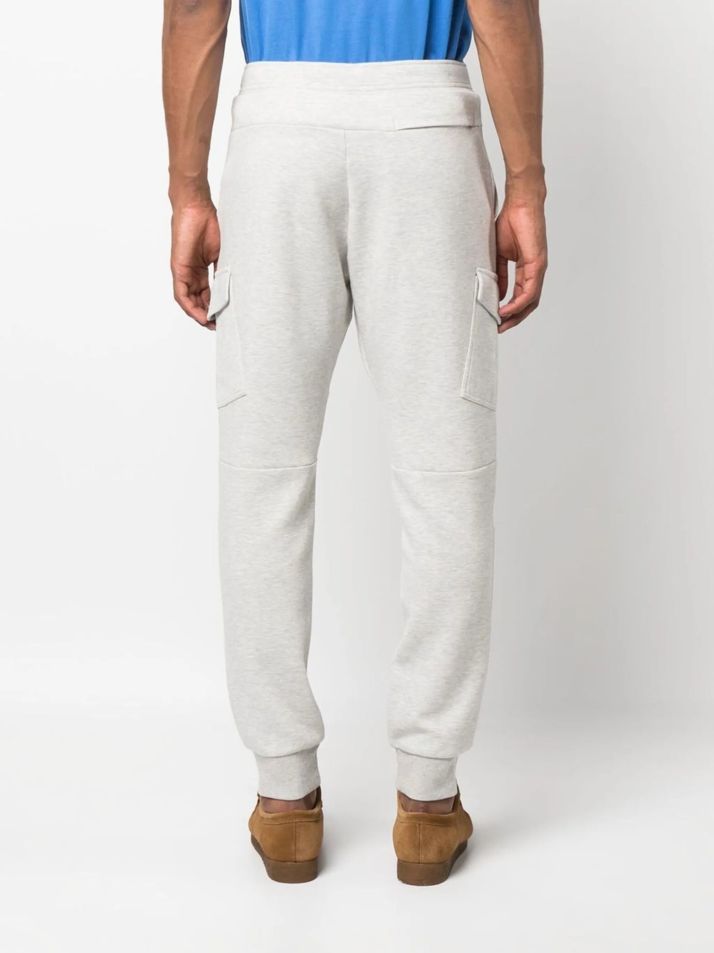 cotton-blend cargo track pants