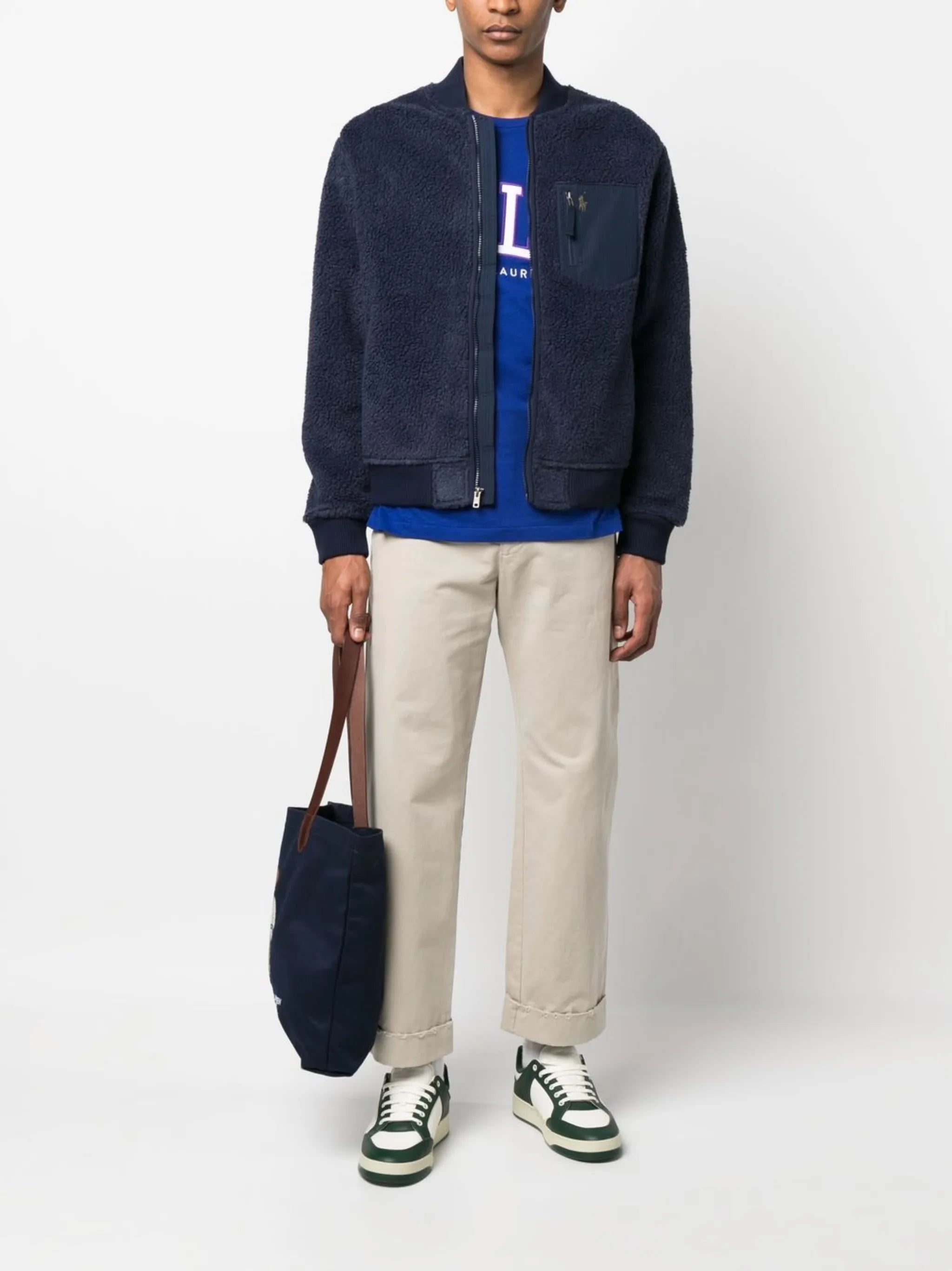 fleece bomber jacket