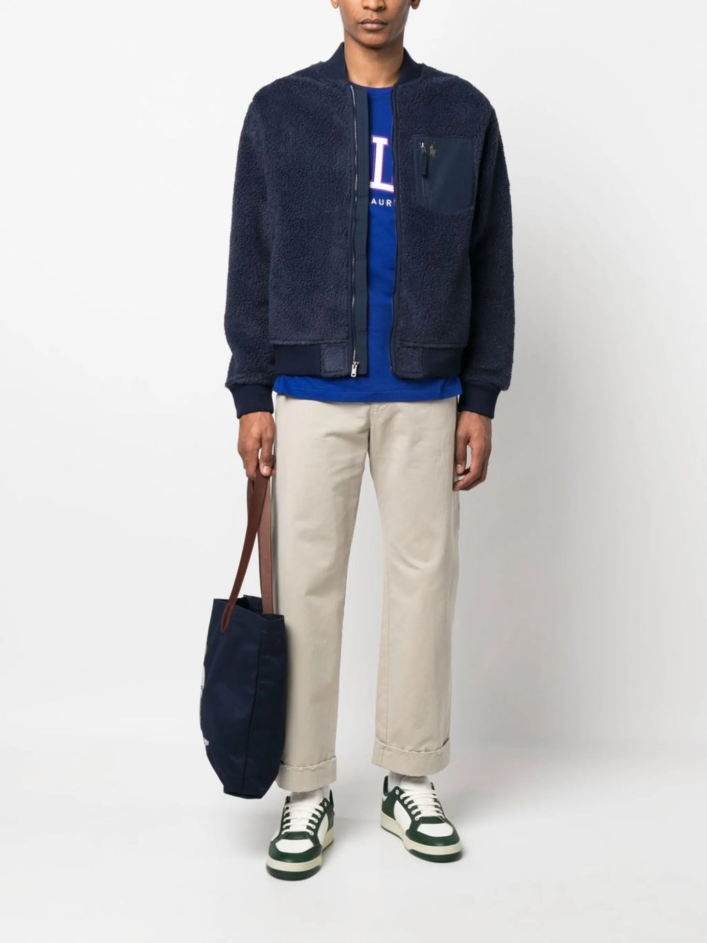 fleece bomber jacket