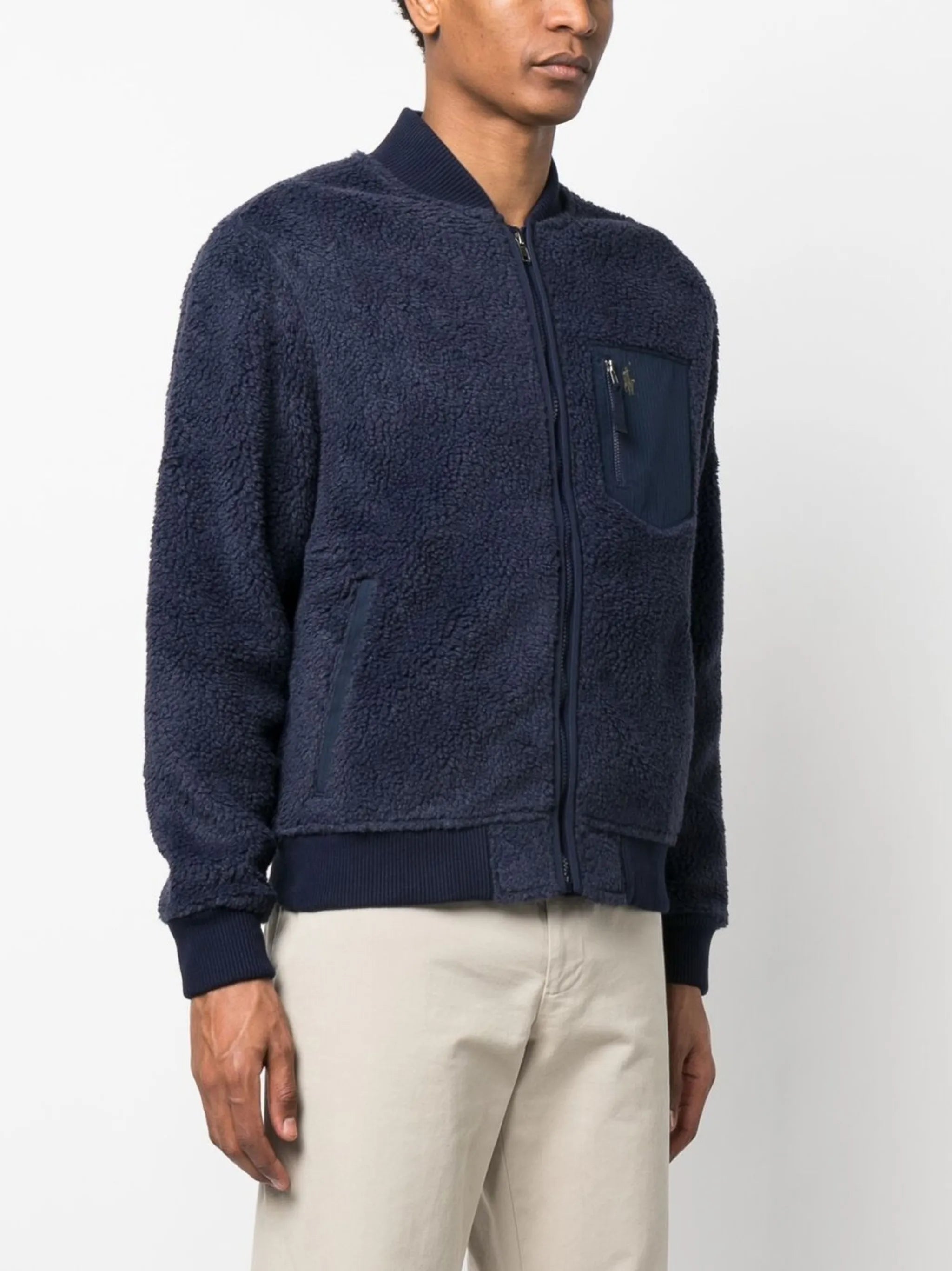 fleece bomber jacket