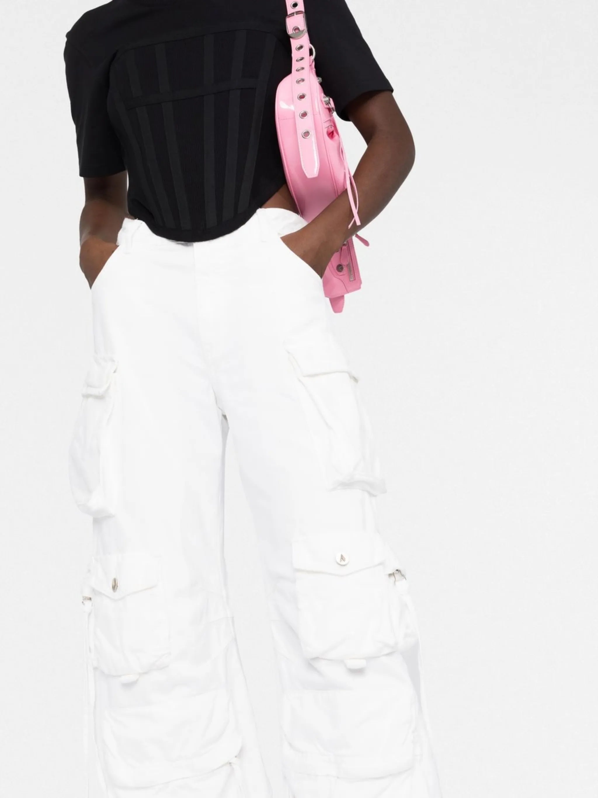 cotton cargo trousers