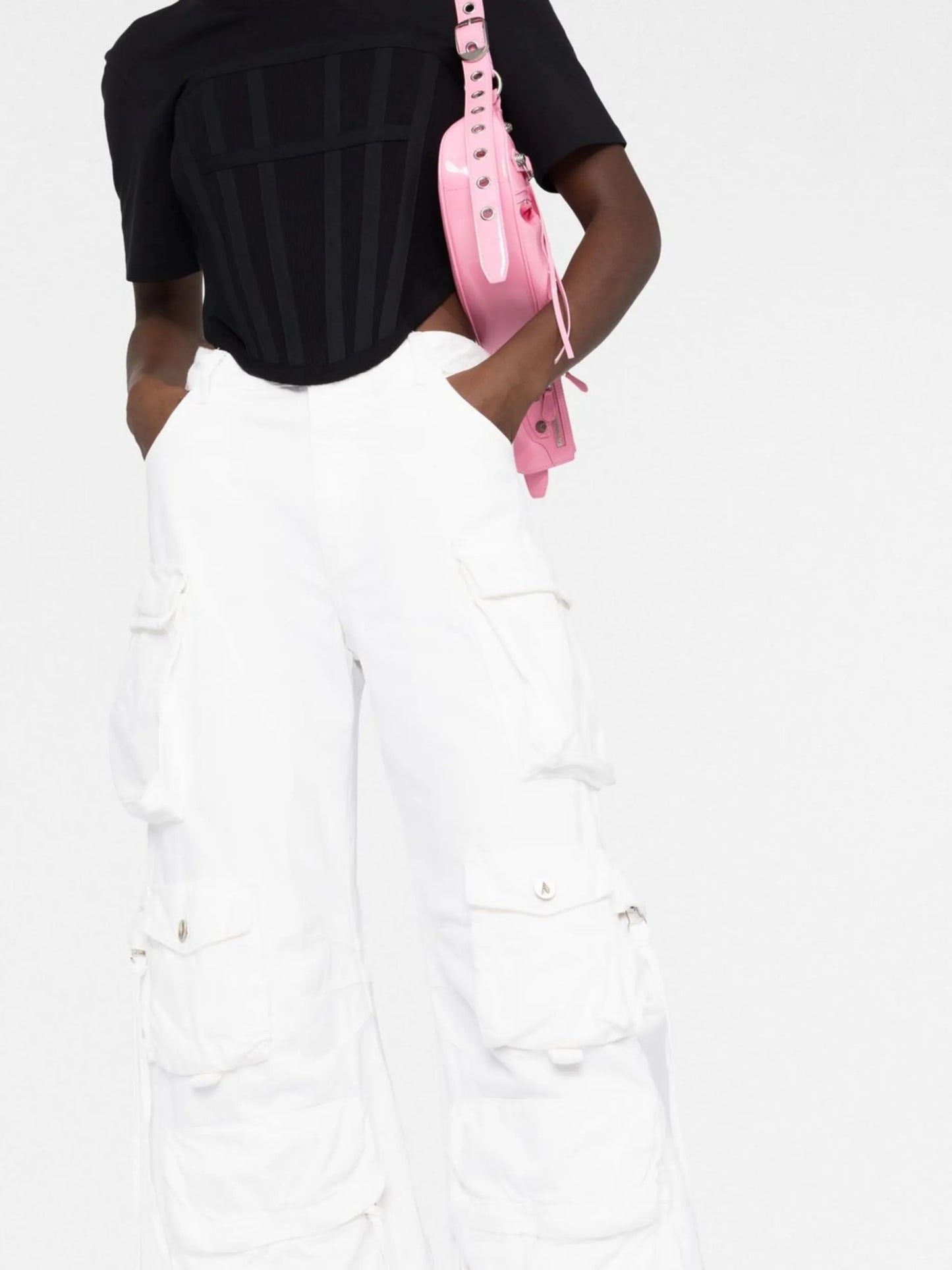 cotton cargo trousers
