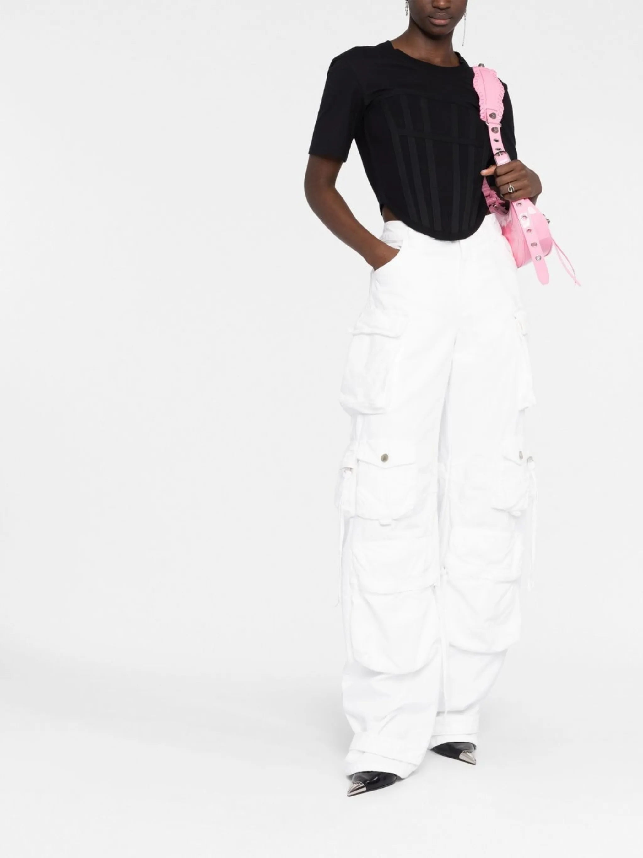 cotton cargo trousers