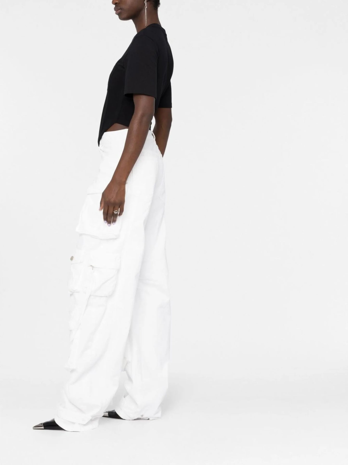 cotton cargo trousers