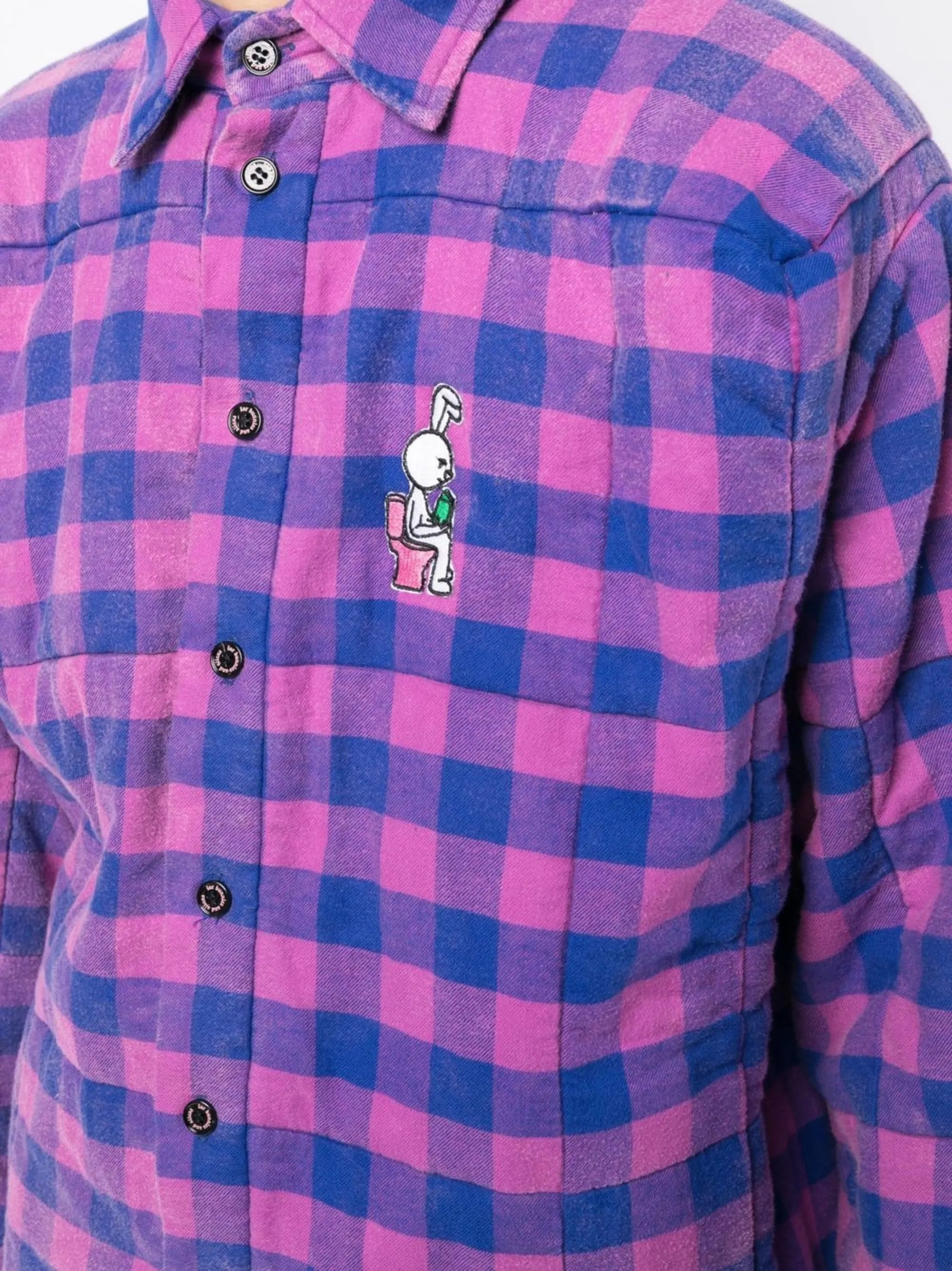 Check Padded Shirt Jakcet