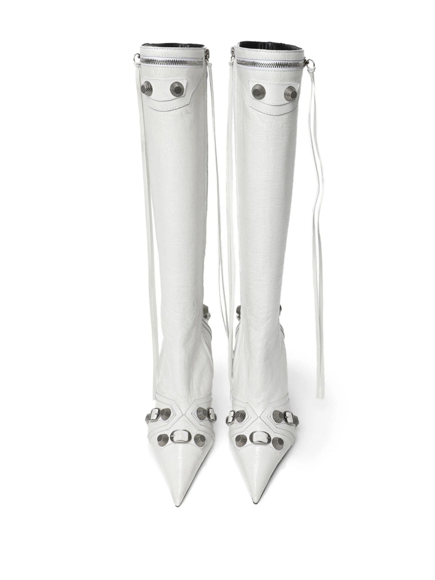Cagole point-toe boots
