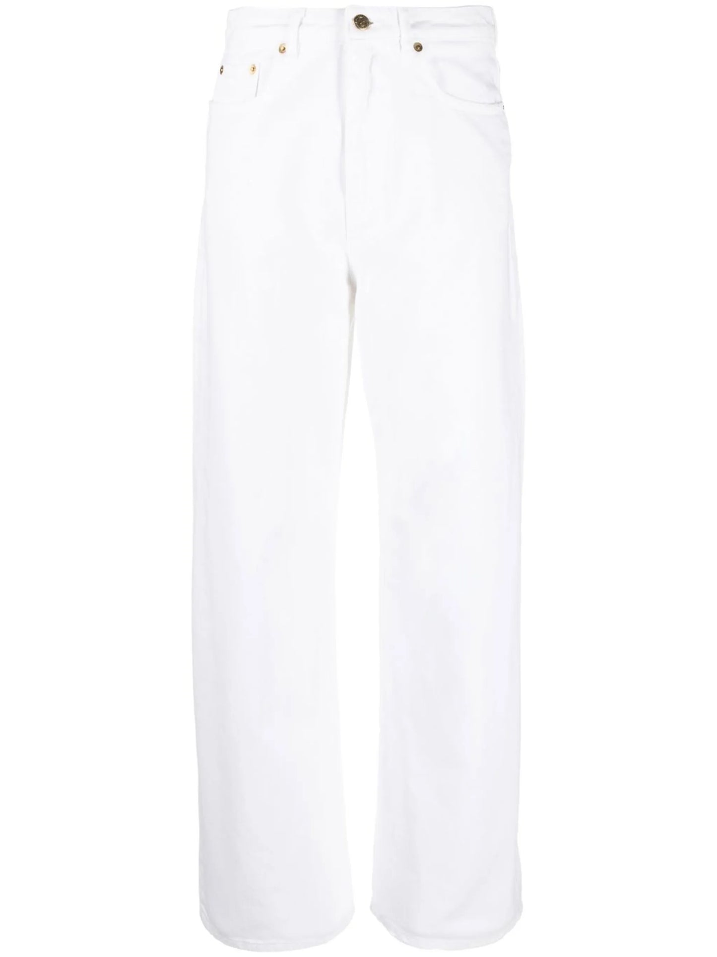 high-waist wide leg jeans