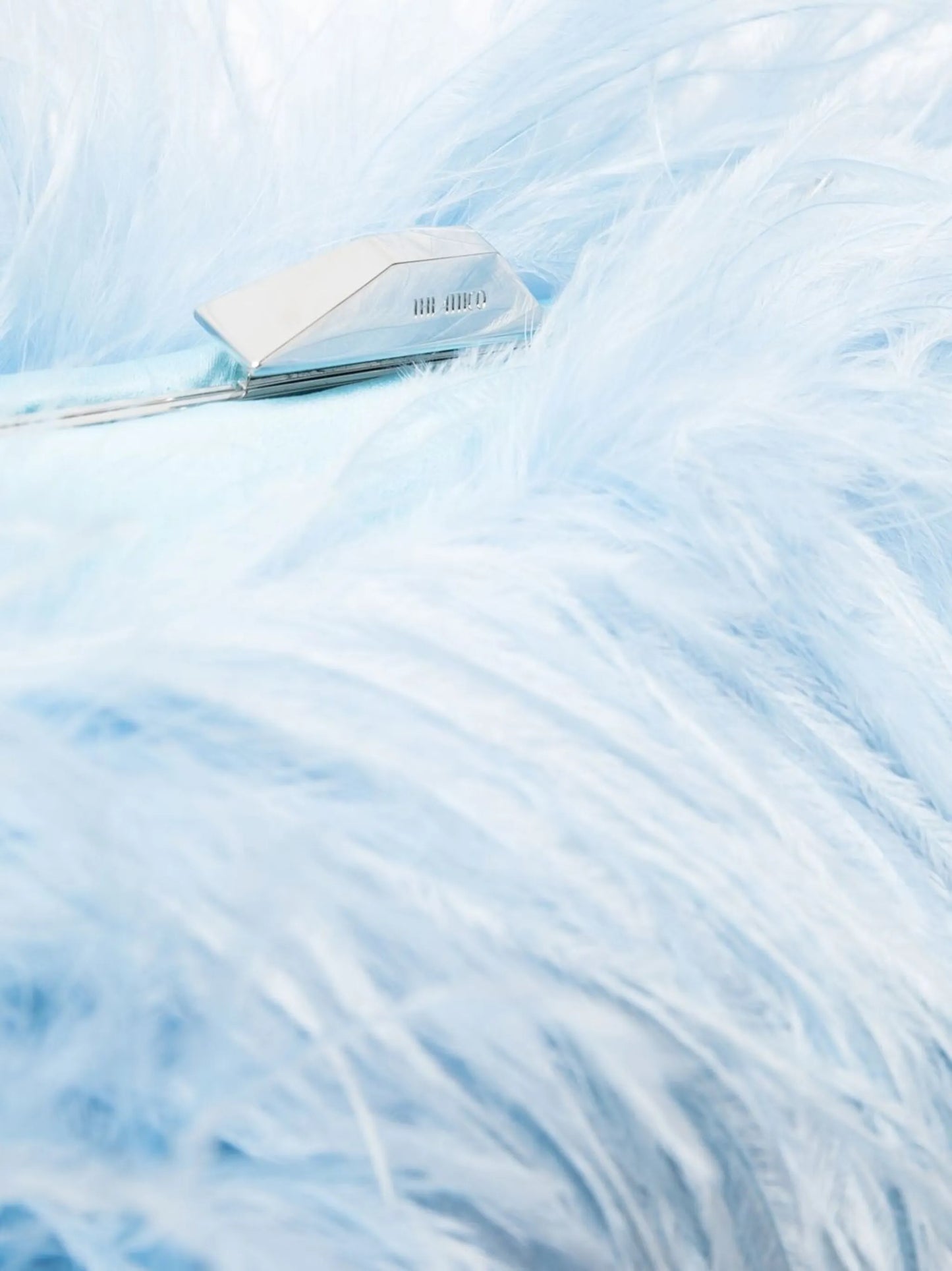 Greta feather shoulder bag