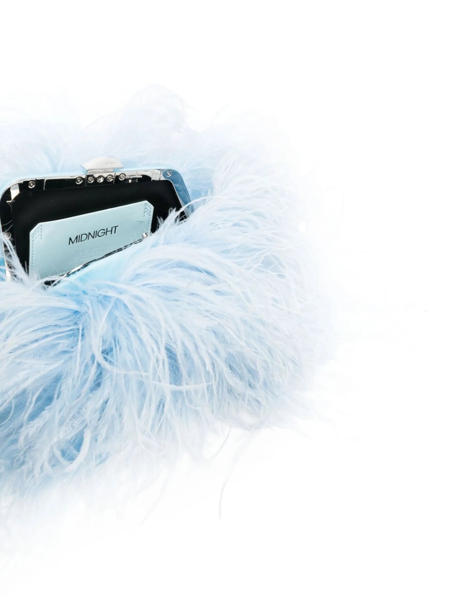 Greta feather shoulder bag