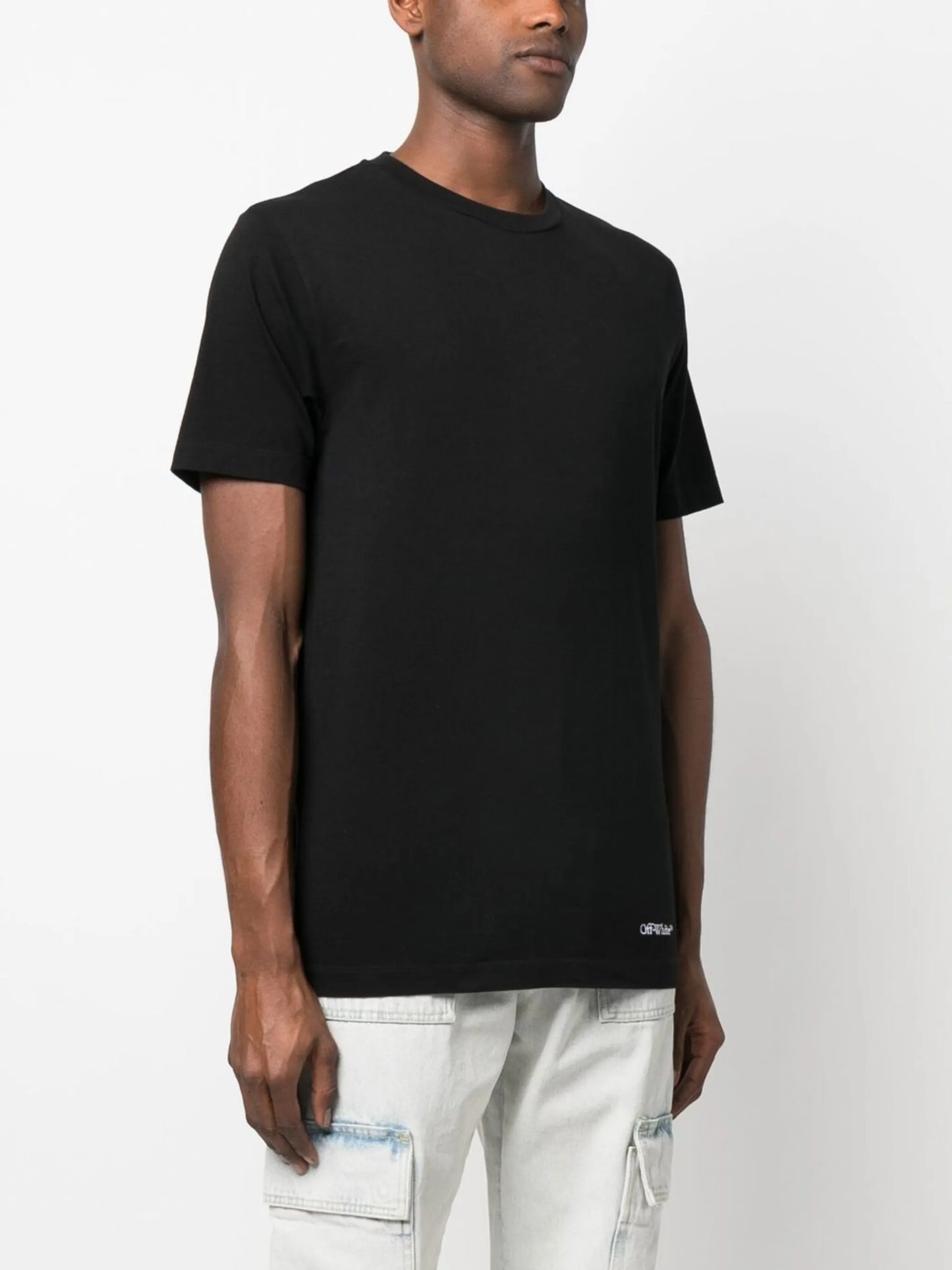 Scribble Diag printed T-shirt