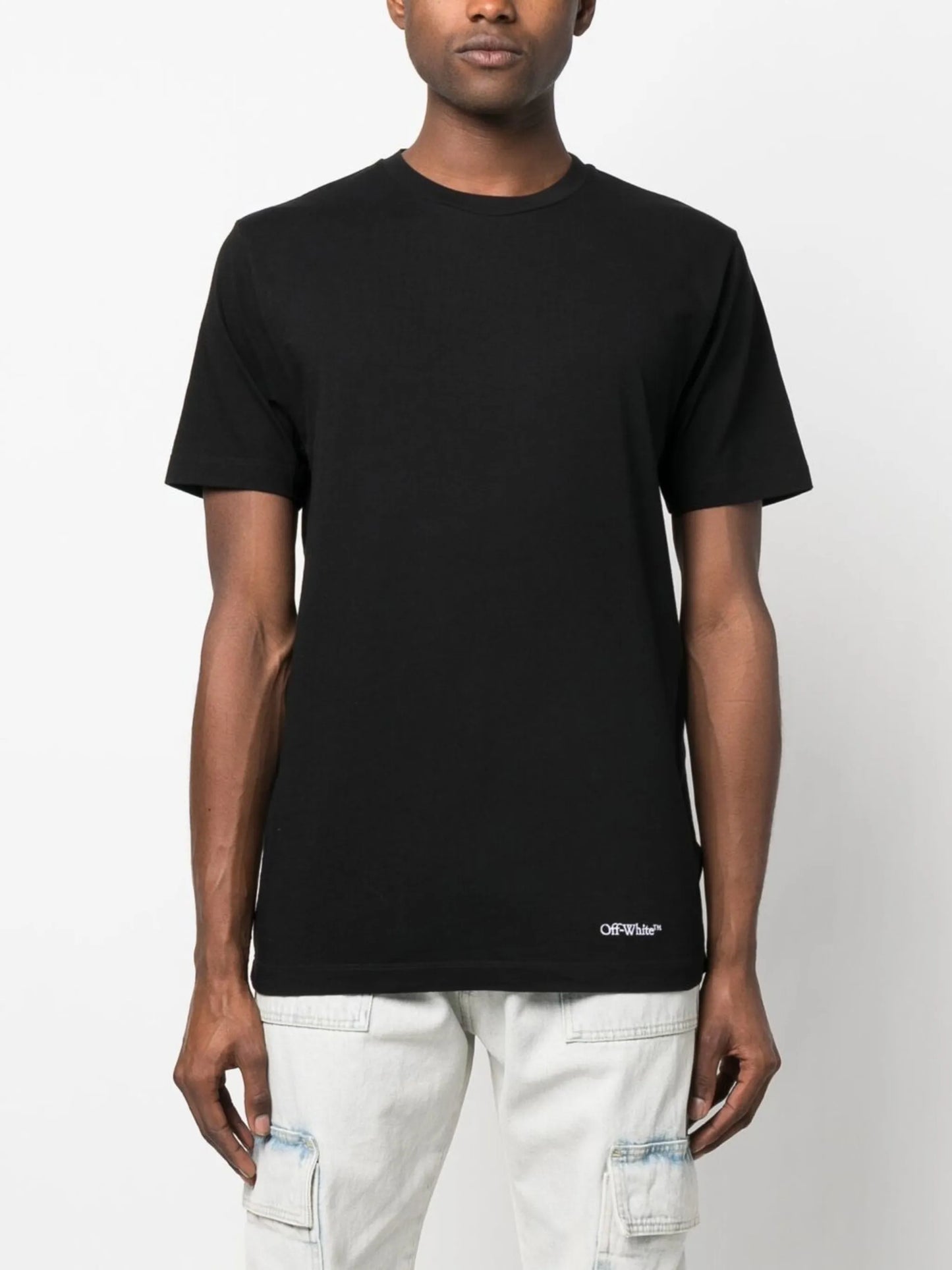 Scribble Diag printed T-shirt