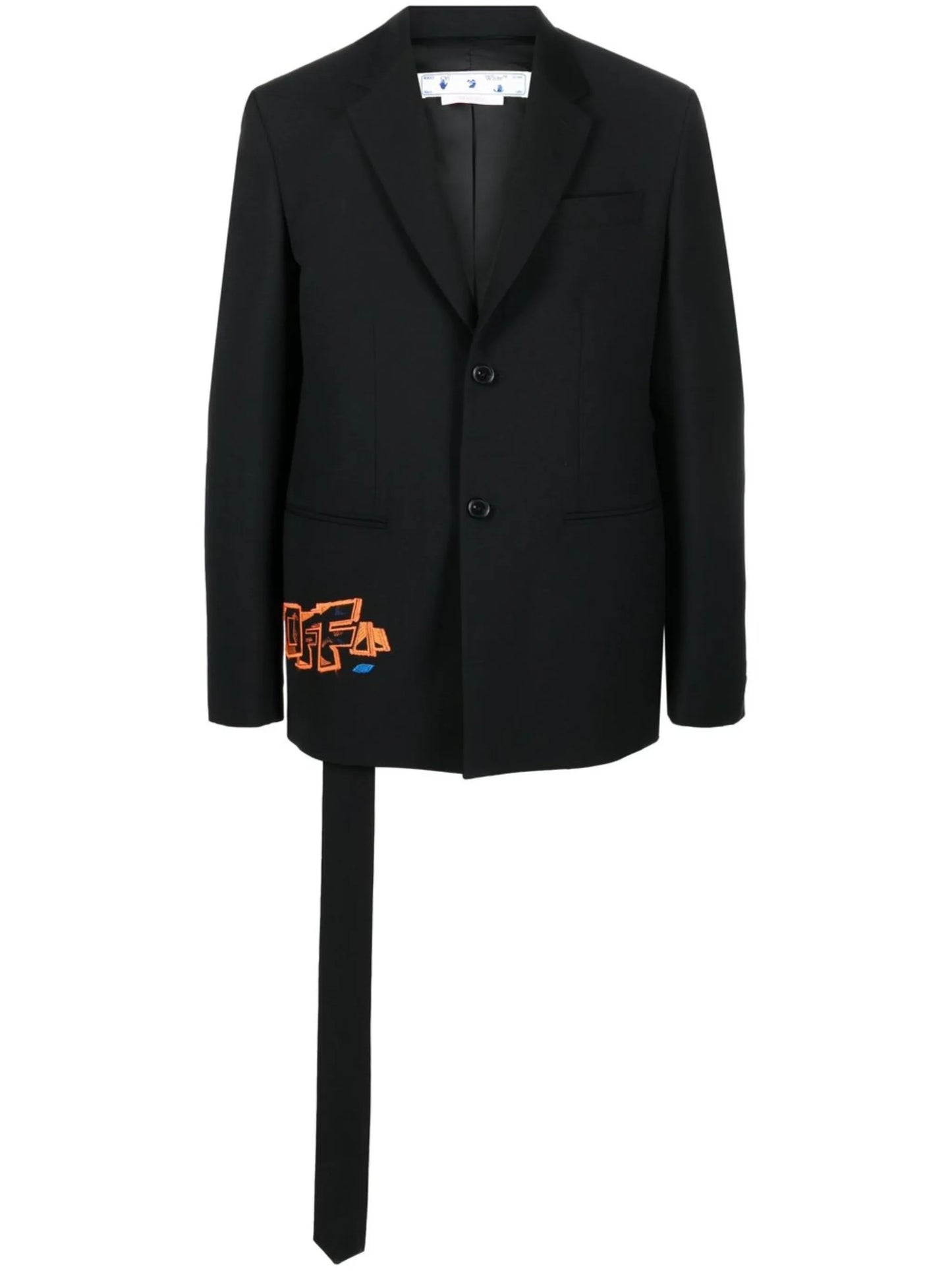 Graf Coupe' Strap Rel single-breasted blazer