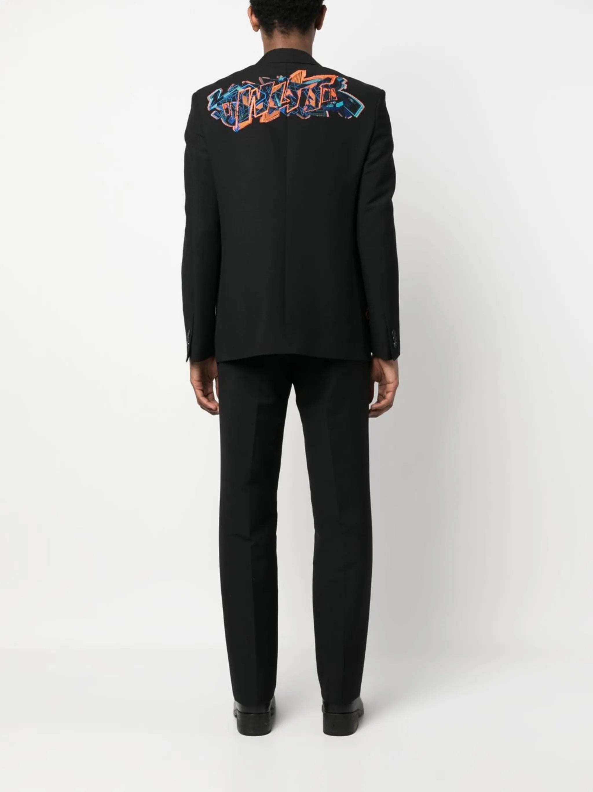 Graf Coupe' Strap Rel single-breasted blazer