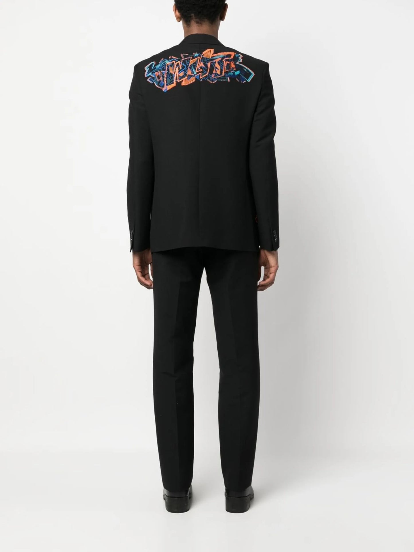 Graf Coupe' Strap Rel single-breasted blazer