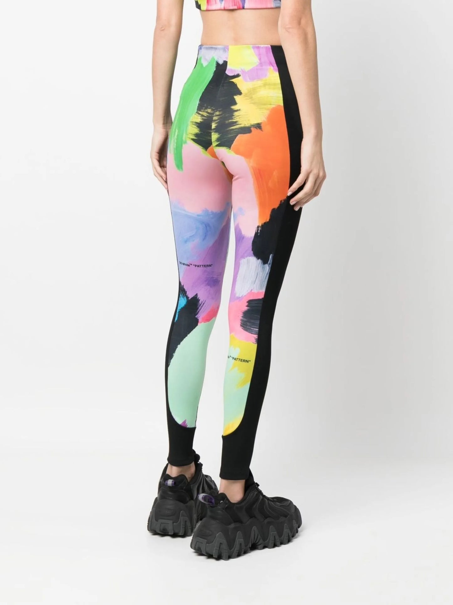 brush stroke leggings