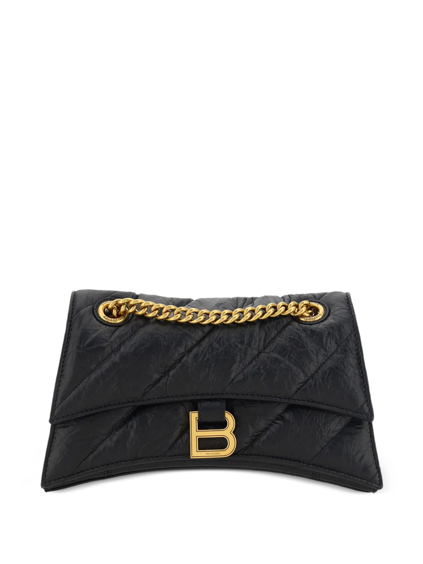 Hourglass S quilted shoulder bag