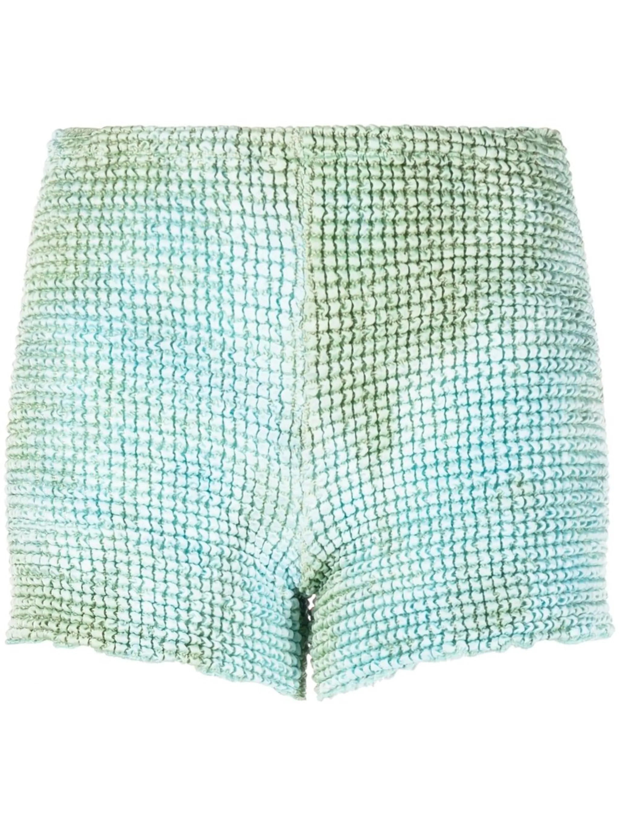 smock tie-dye shorts