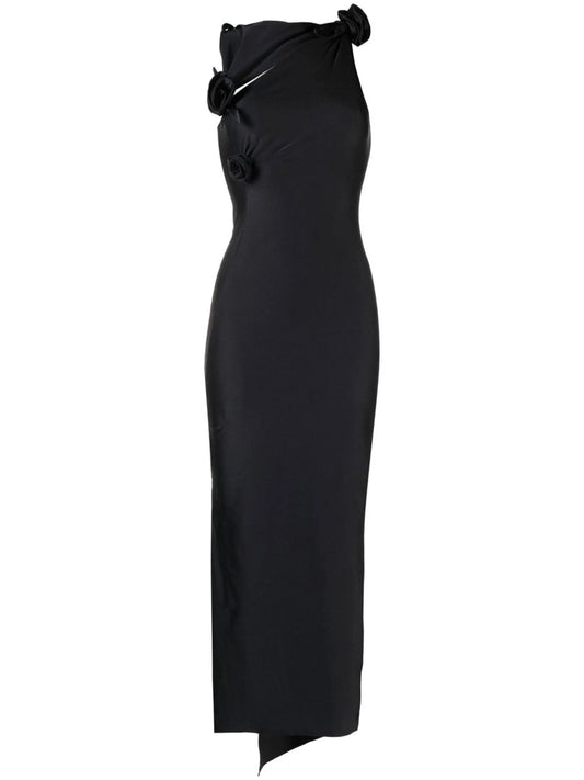 asymmetric midi dress