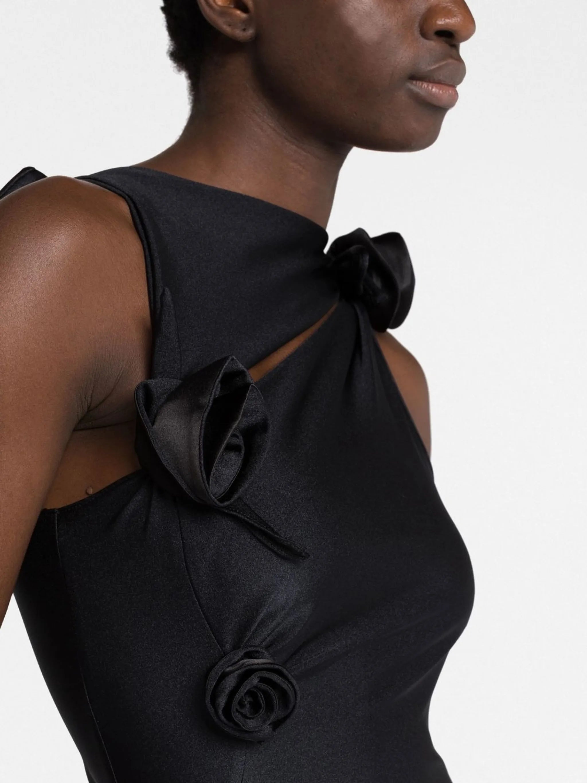 asymmetric midi dress