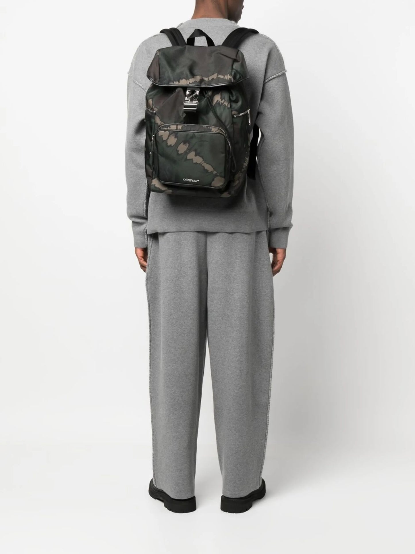 Arrow Tuc tie-dye print backpack