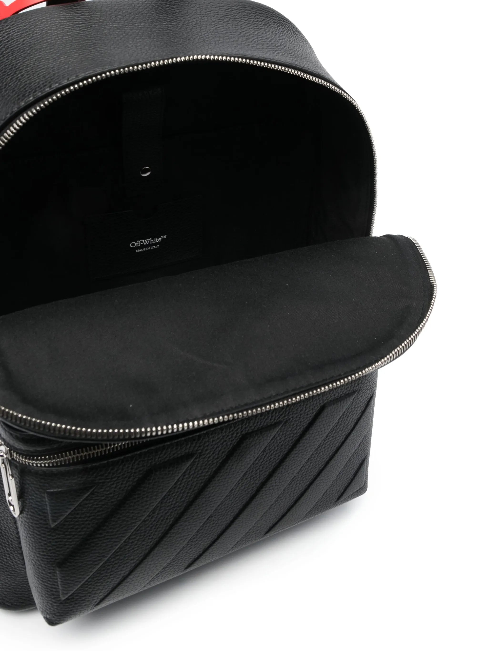 Binder embossed-detail backpack