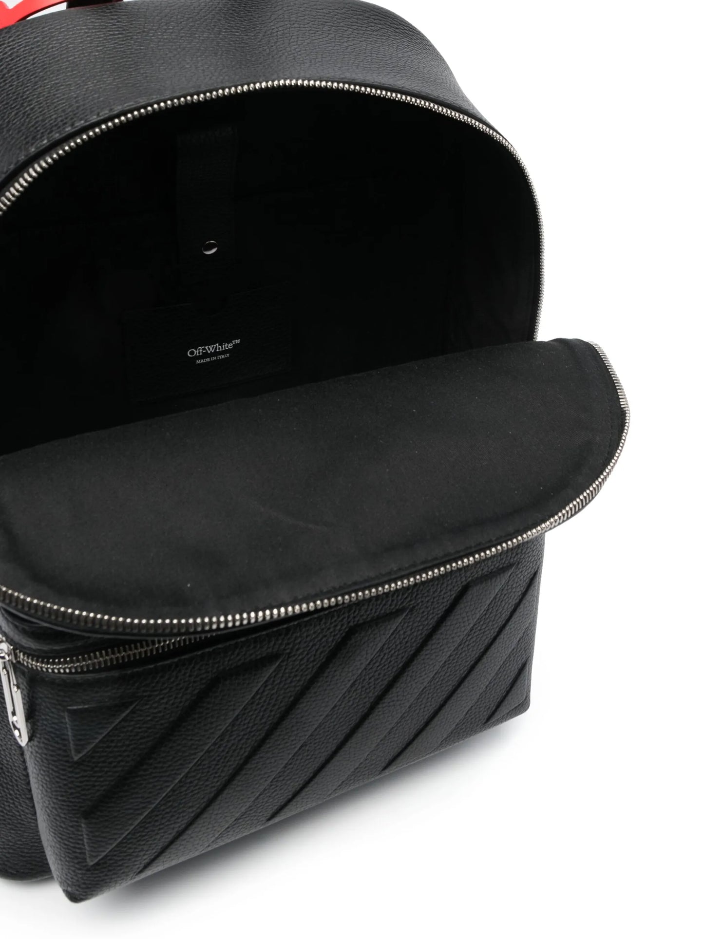 Binder embossed-detail backpack