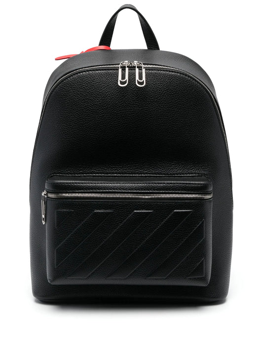 Binder embossed-detail backpack