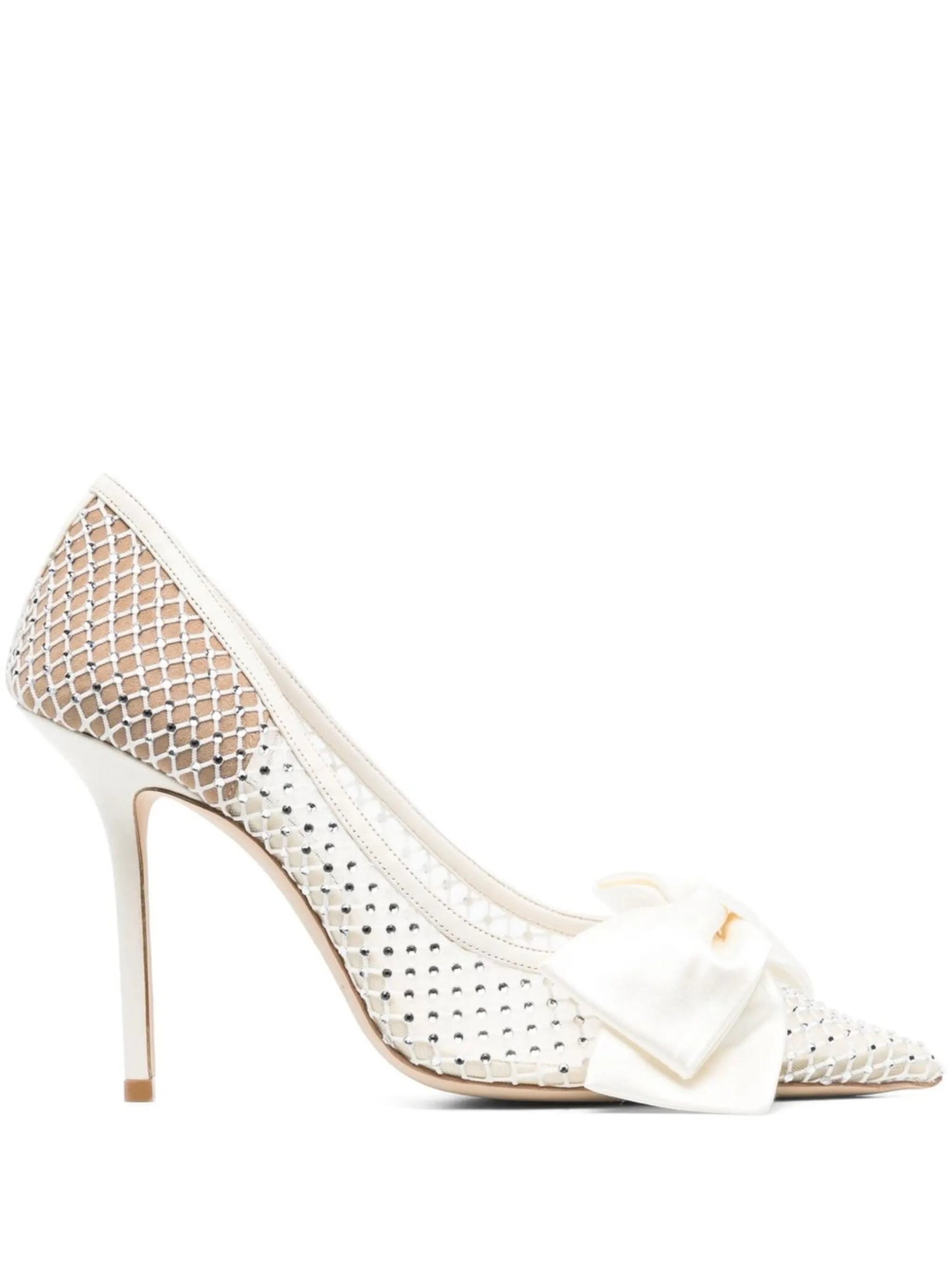 Love 100mm crystal-embellished pumps