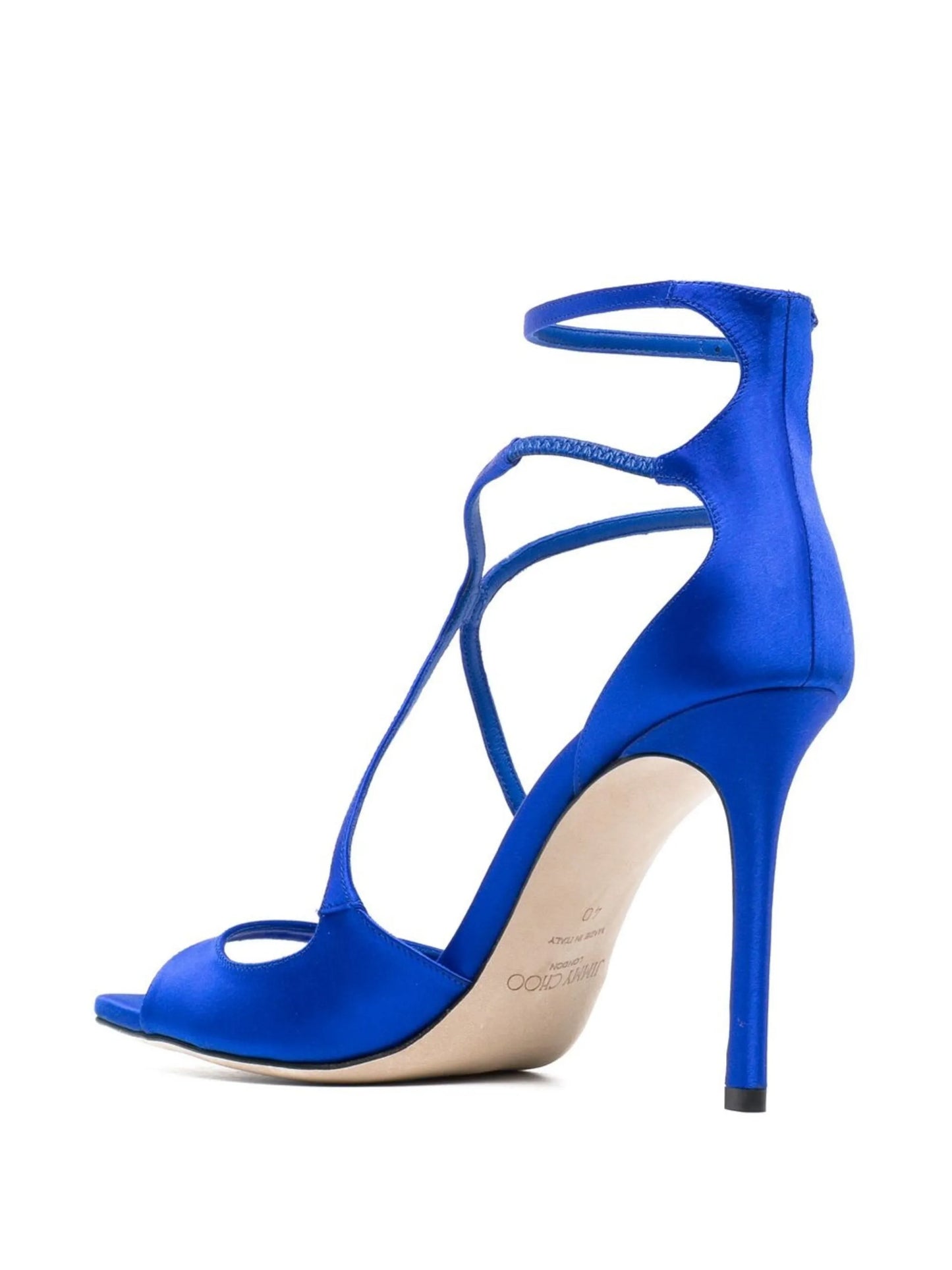 Azia 95mm satin sandals