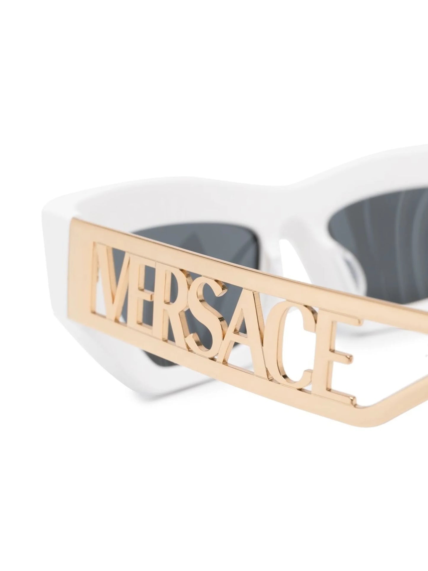 logo cut-out cat eye sunglasses