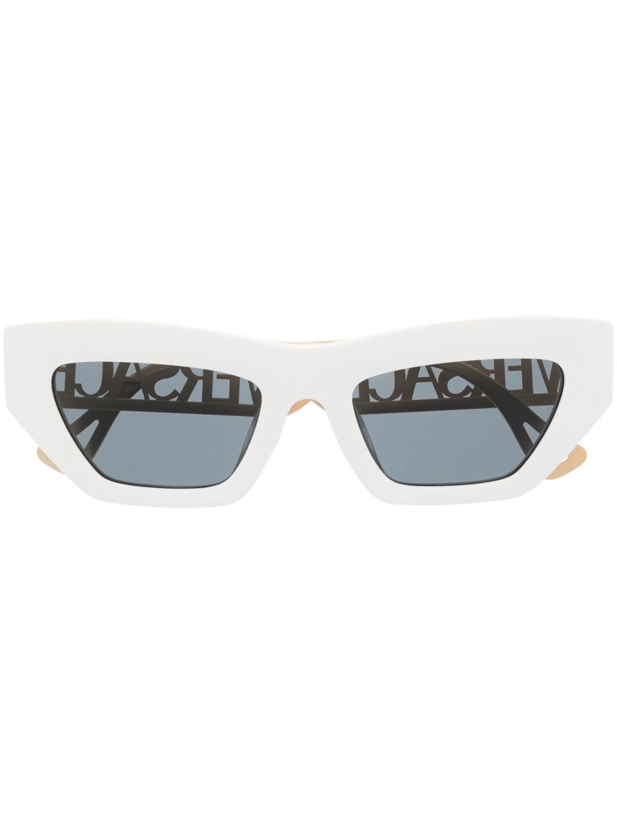logo cut-out cat eye sunglasses