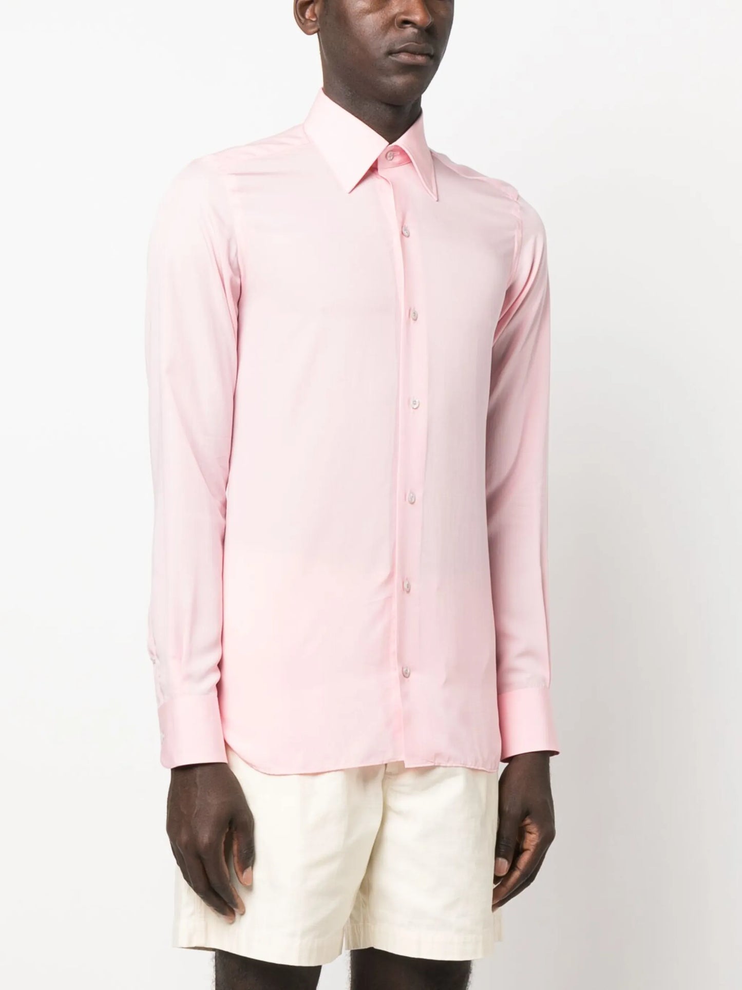 classic-collar long-sleeve shirt