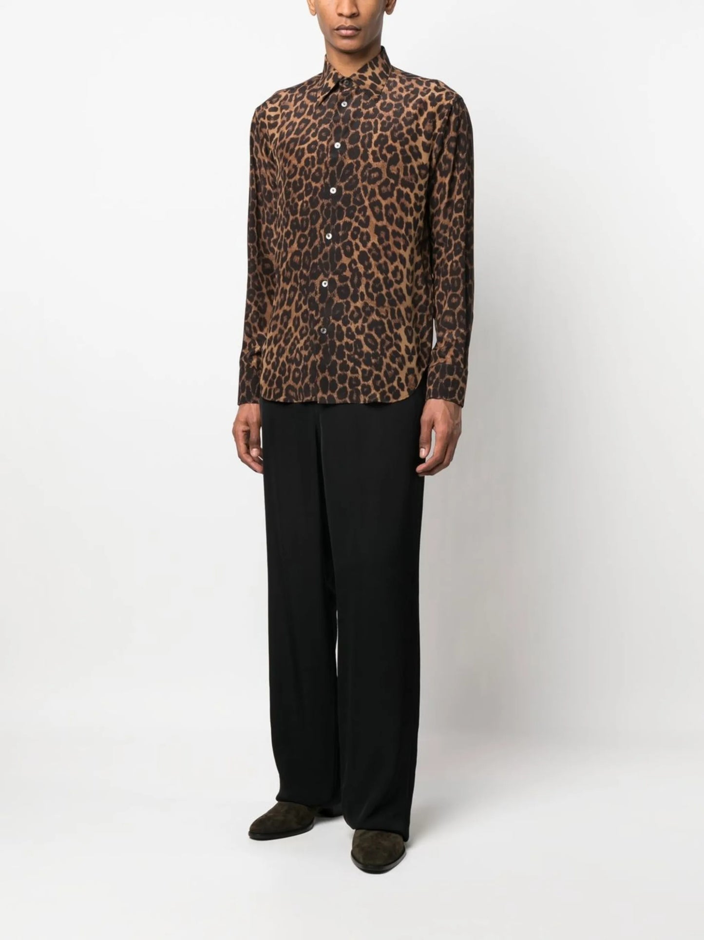 leopard-print shirt