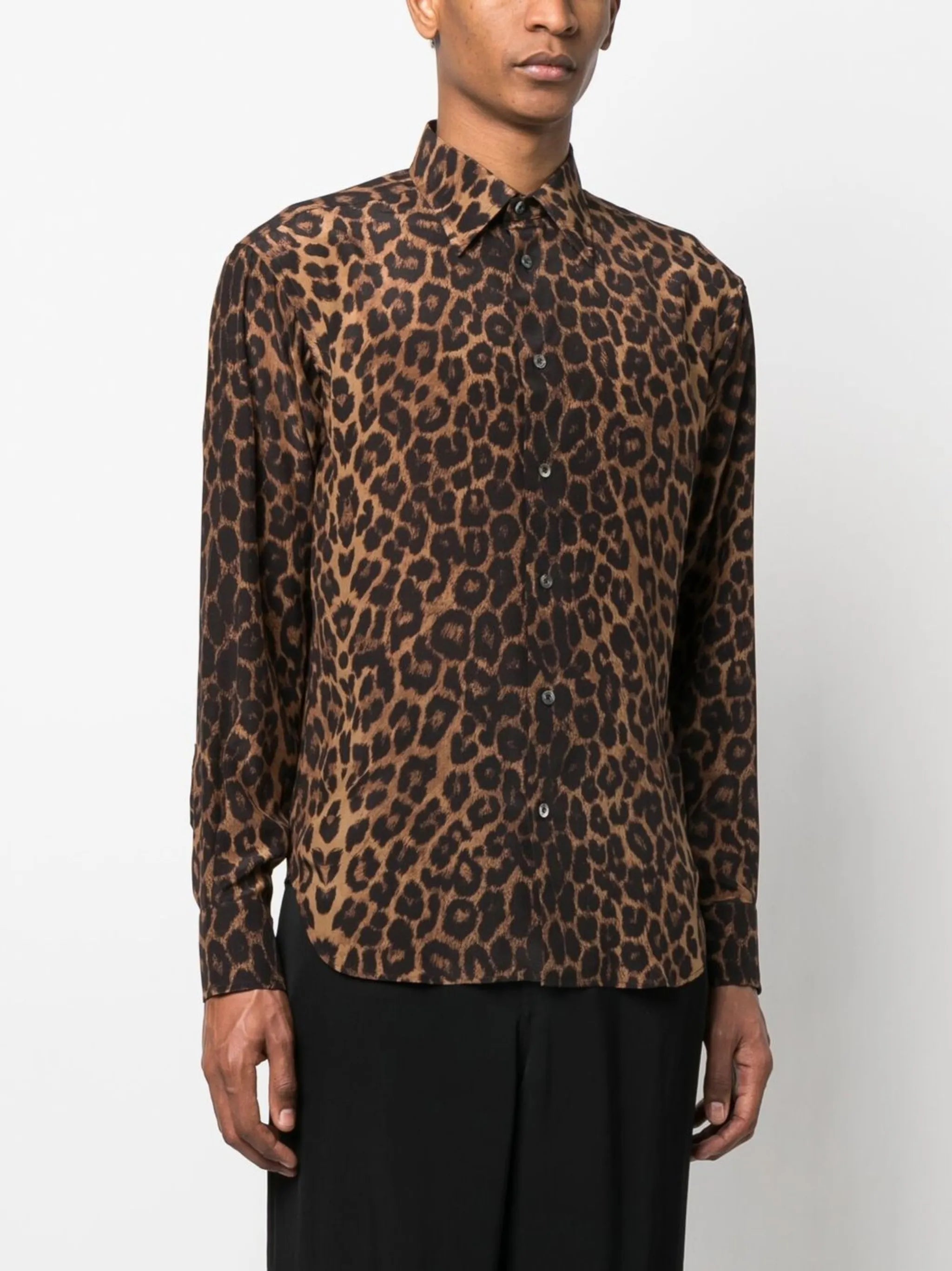leopard-print shirt