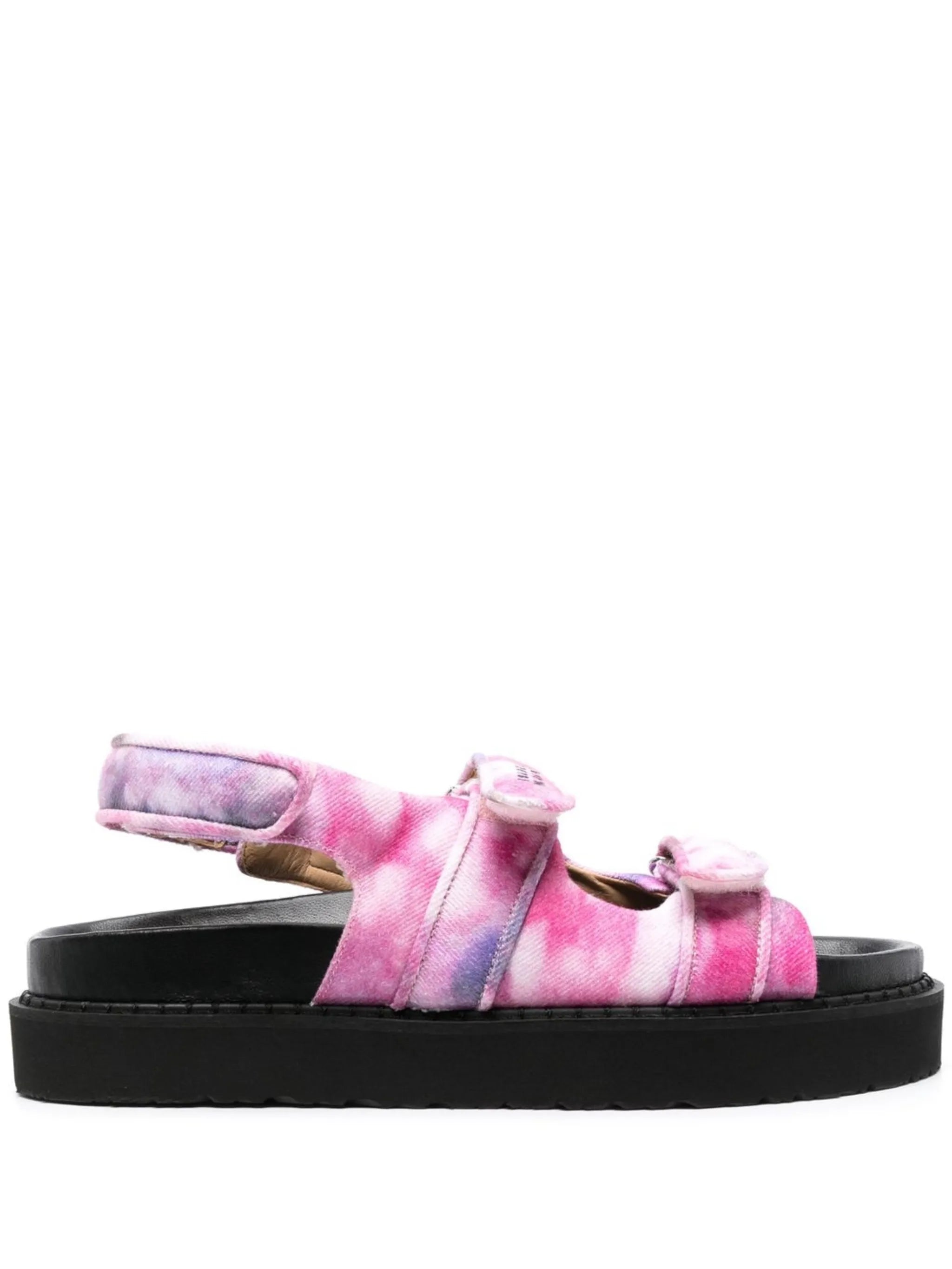 Madee tie-dye slingback sandals