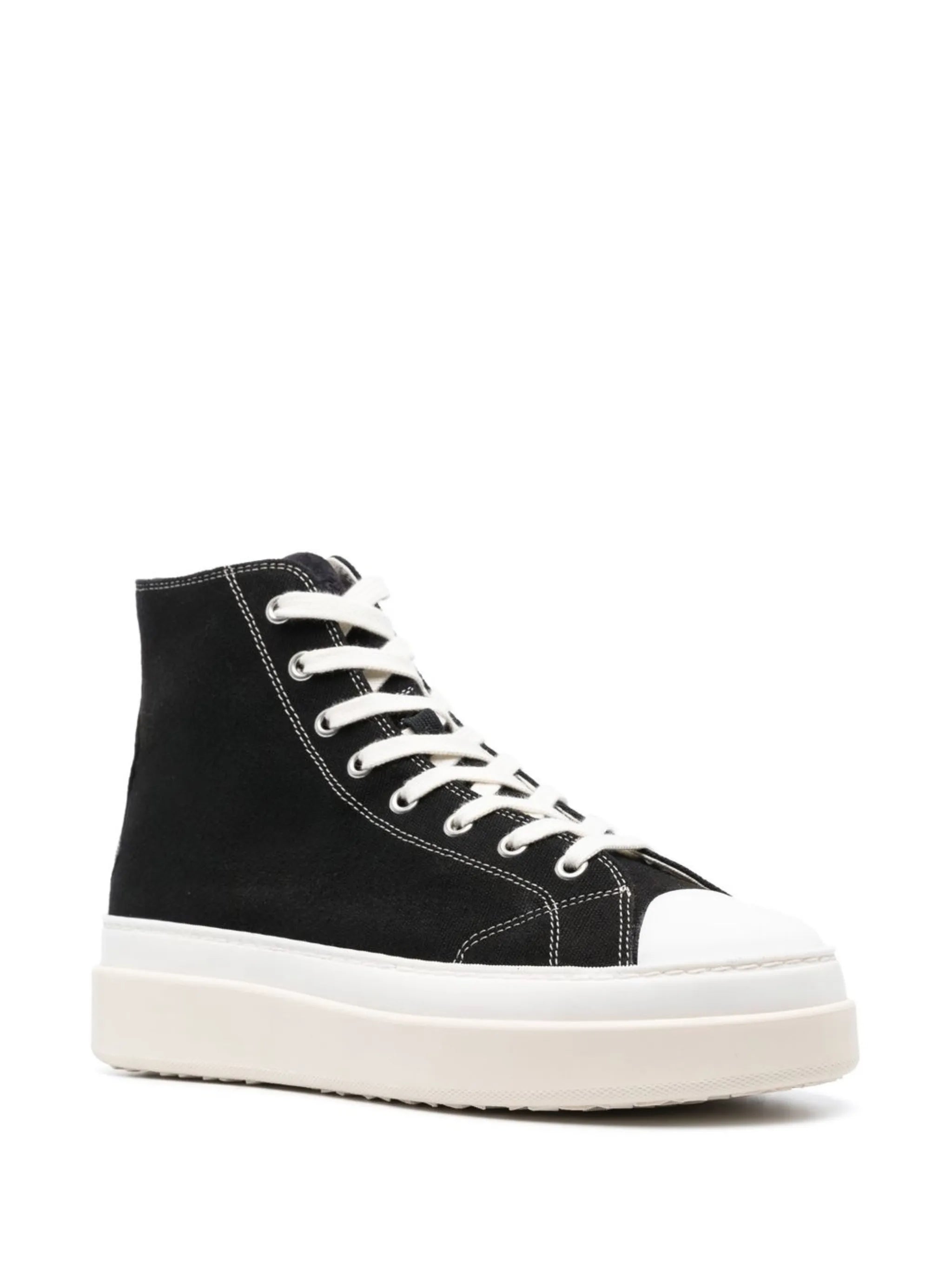 lace-up high-top sneakers