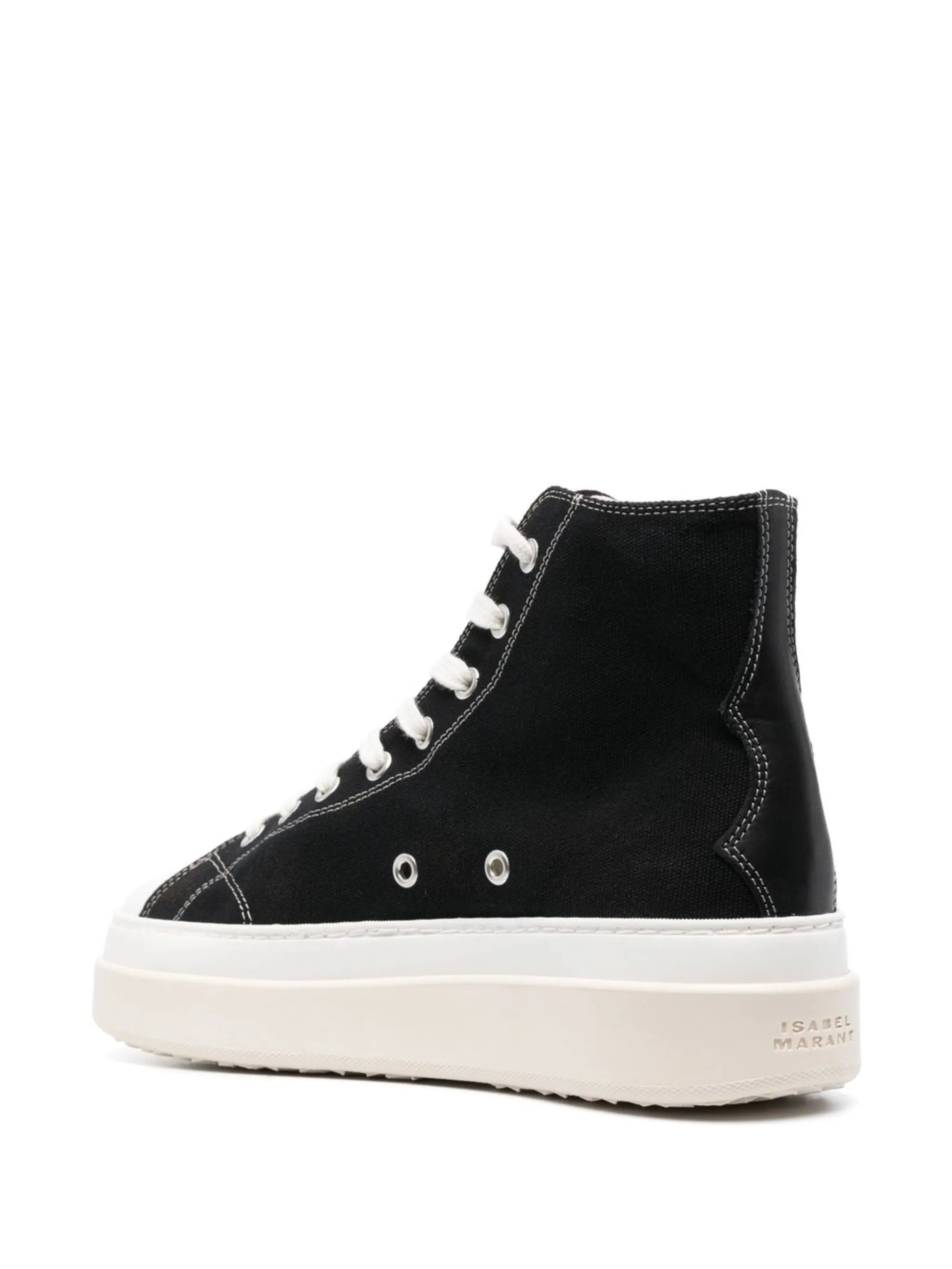 lace-up high-top sneakers
