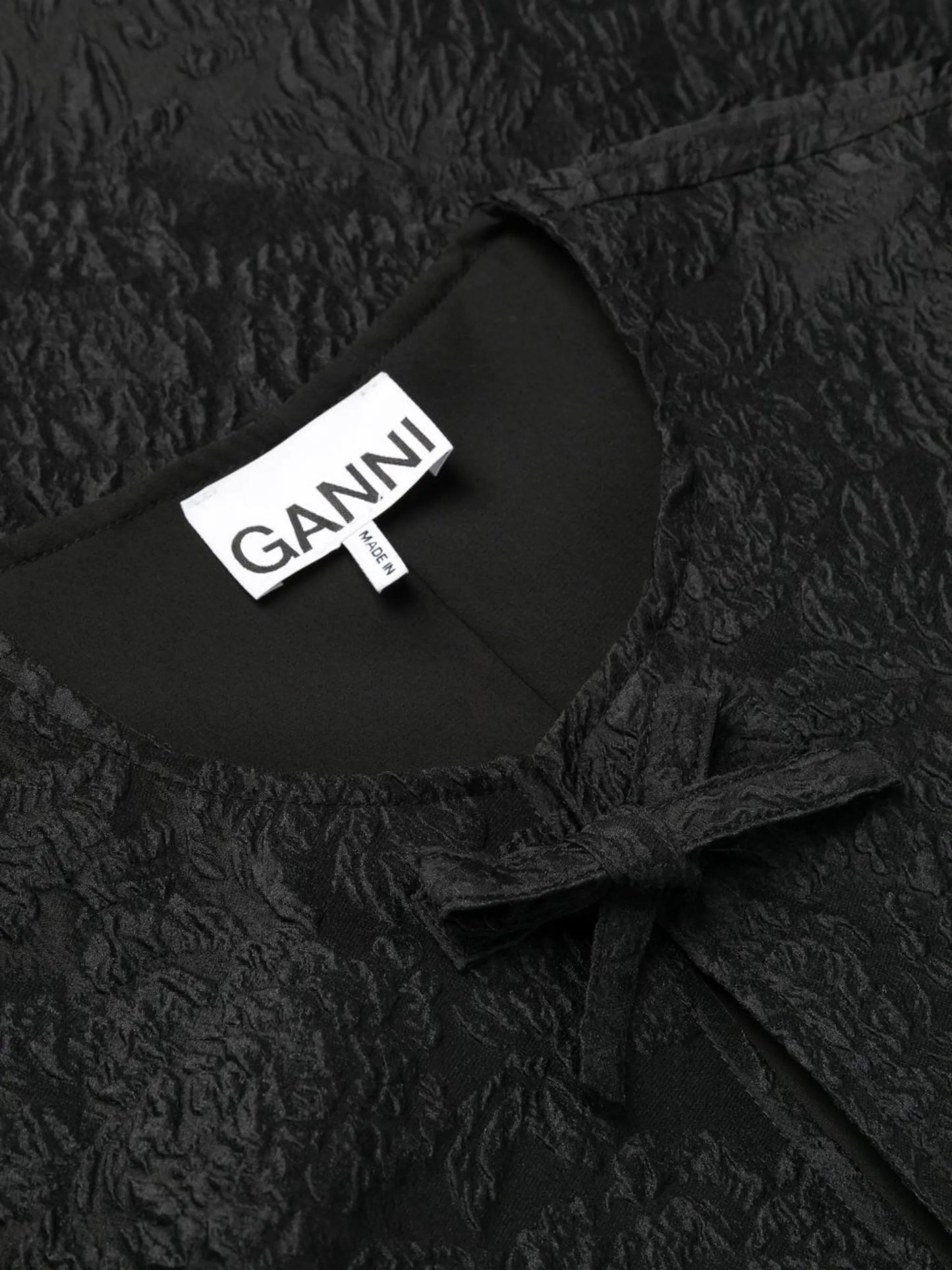 jacquard organza mini-dress