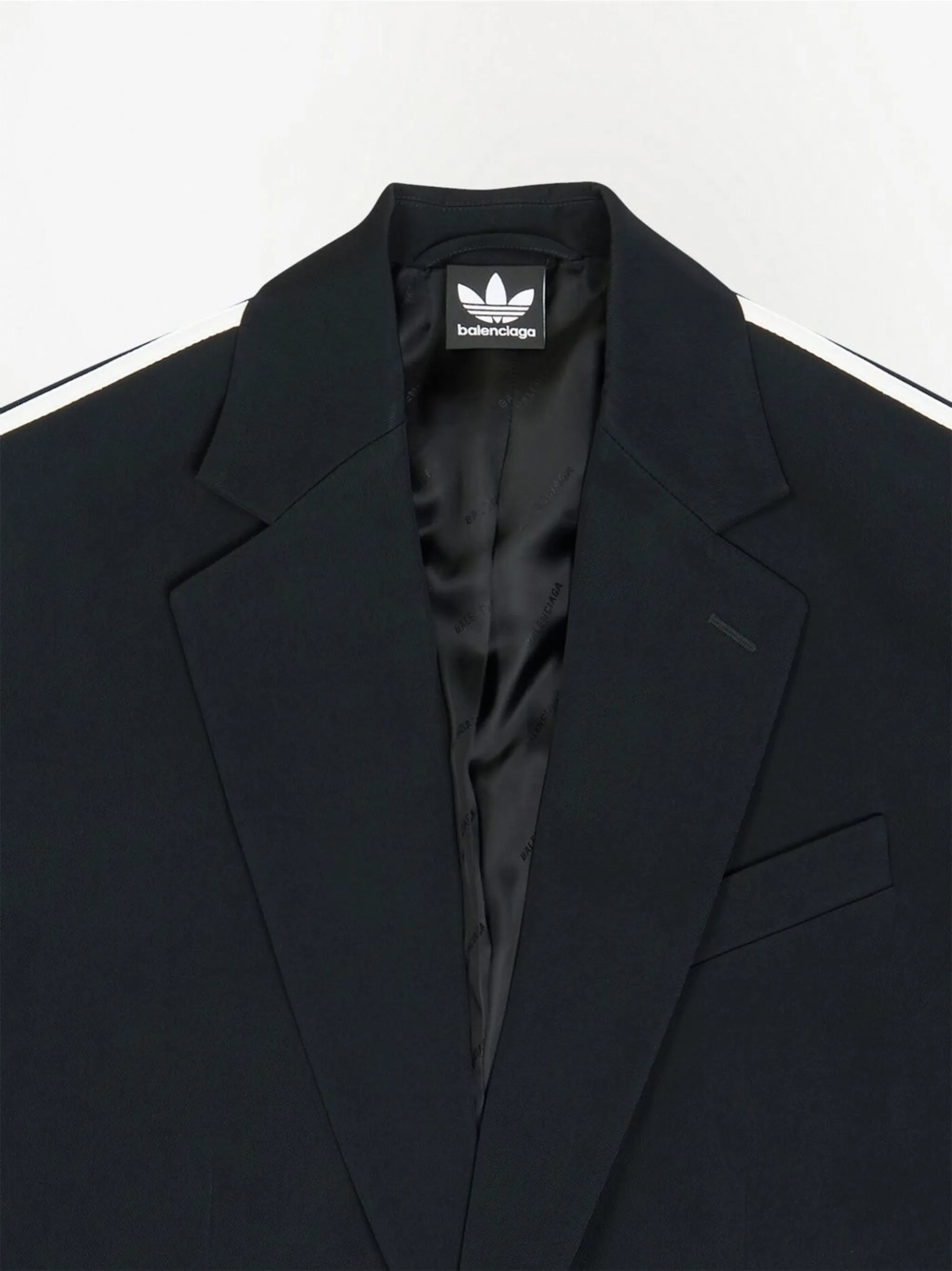 x Adidas striped blazer