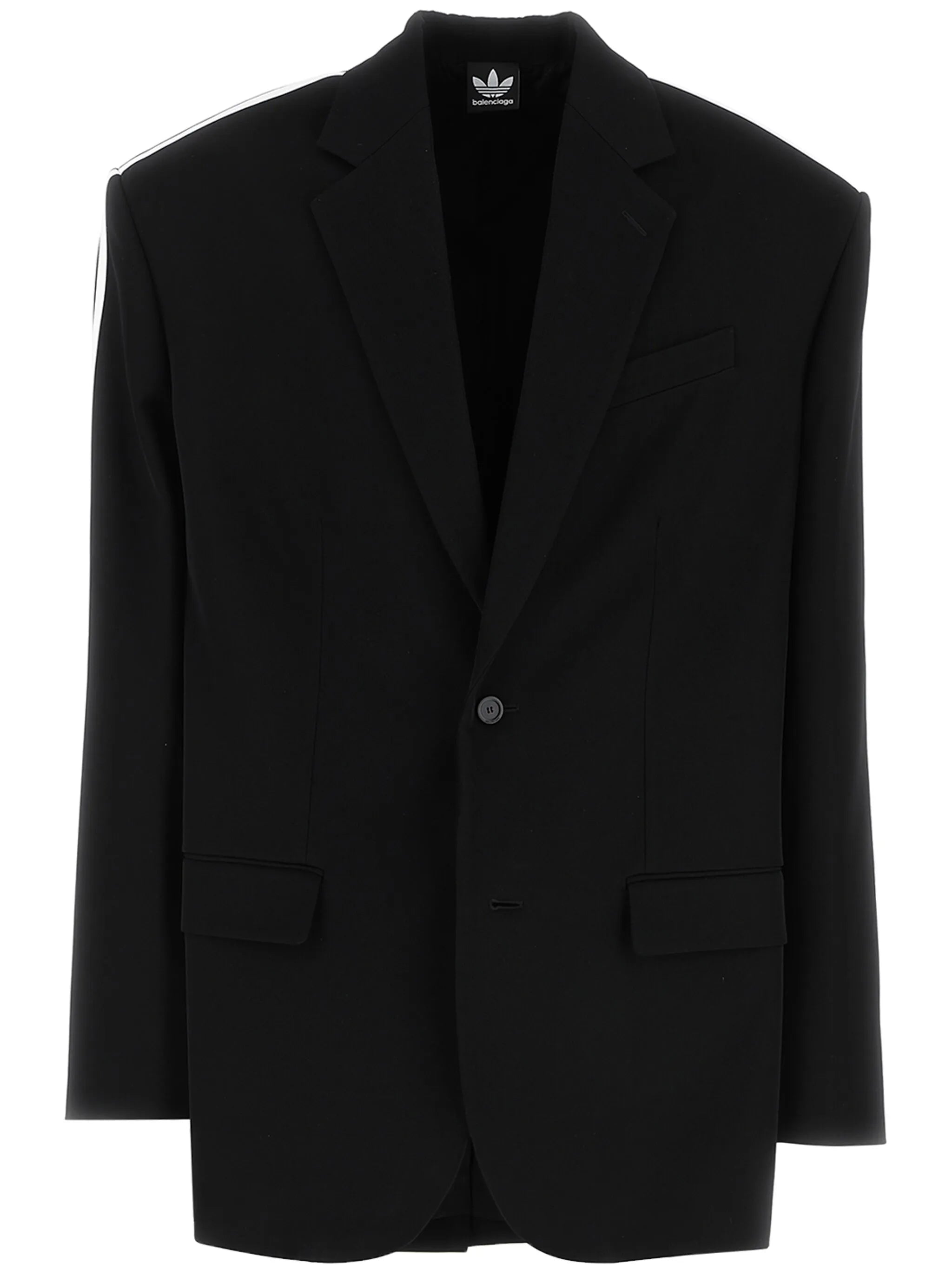 x Adidas striped blazer