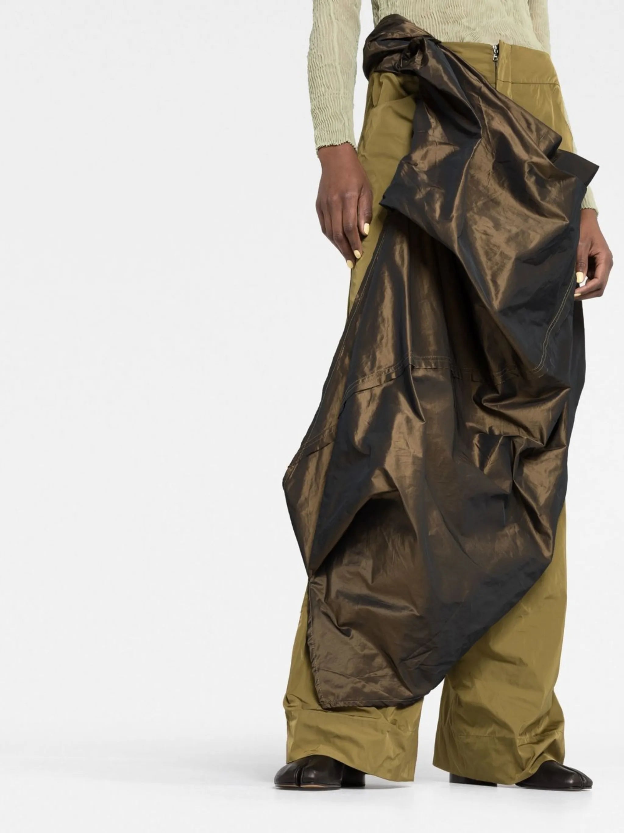 layered-design pants