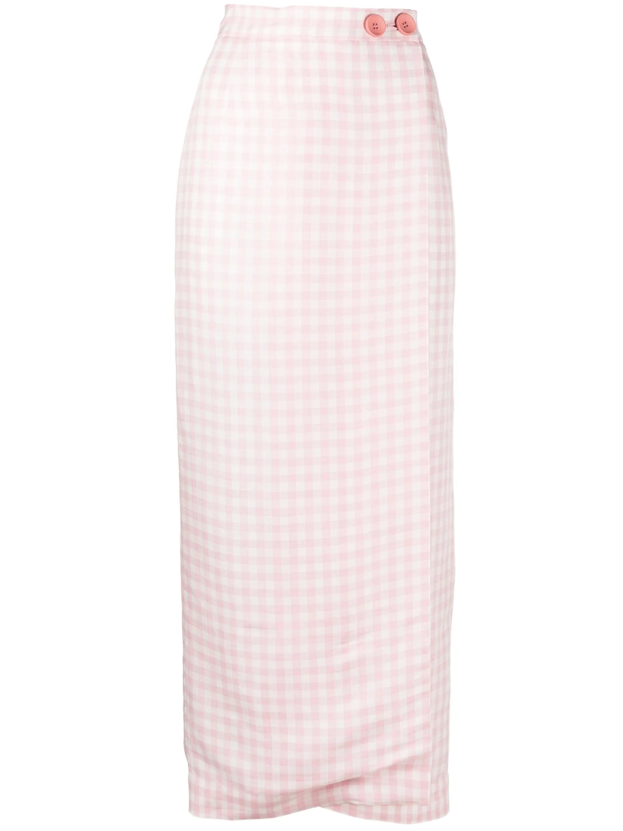 Lili gingham maxi skirt