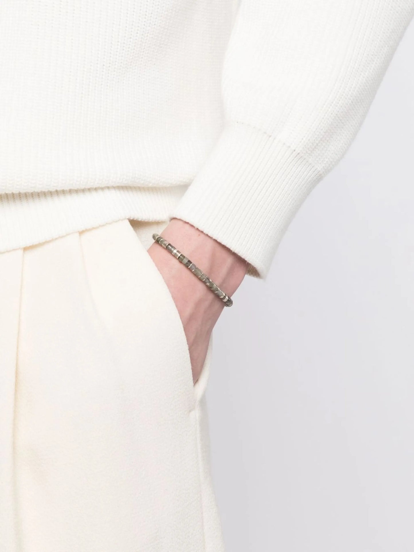 beaded drawstring bracelet